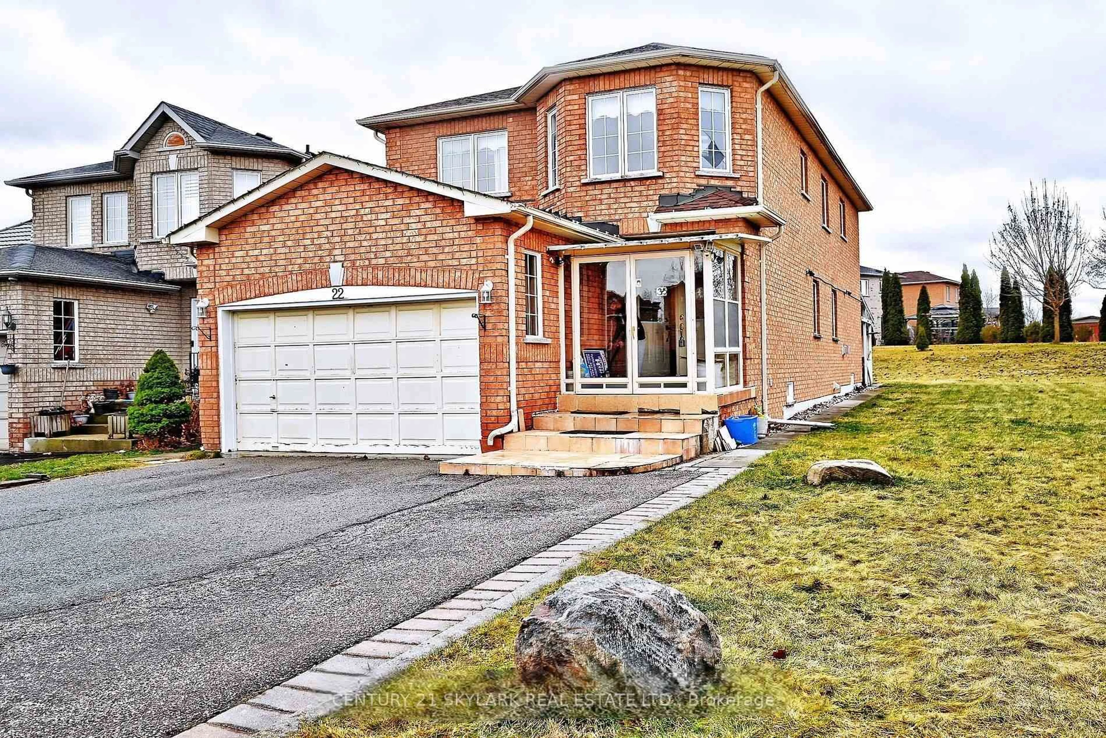 Home with brick exterior material, street for 22 Samuel Teitel Crt, Toronto Ontario M1X 1S7