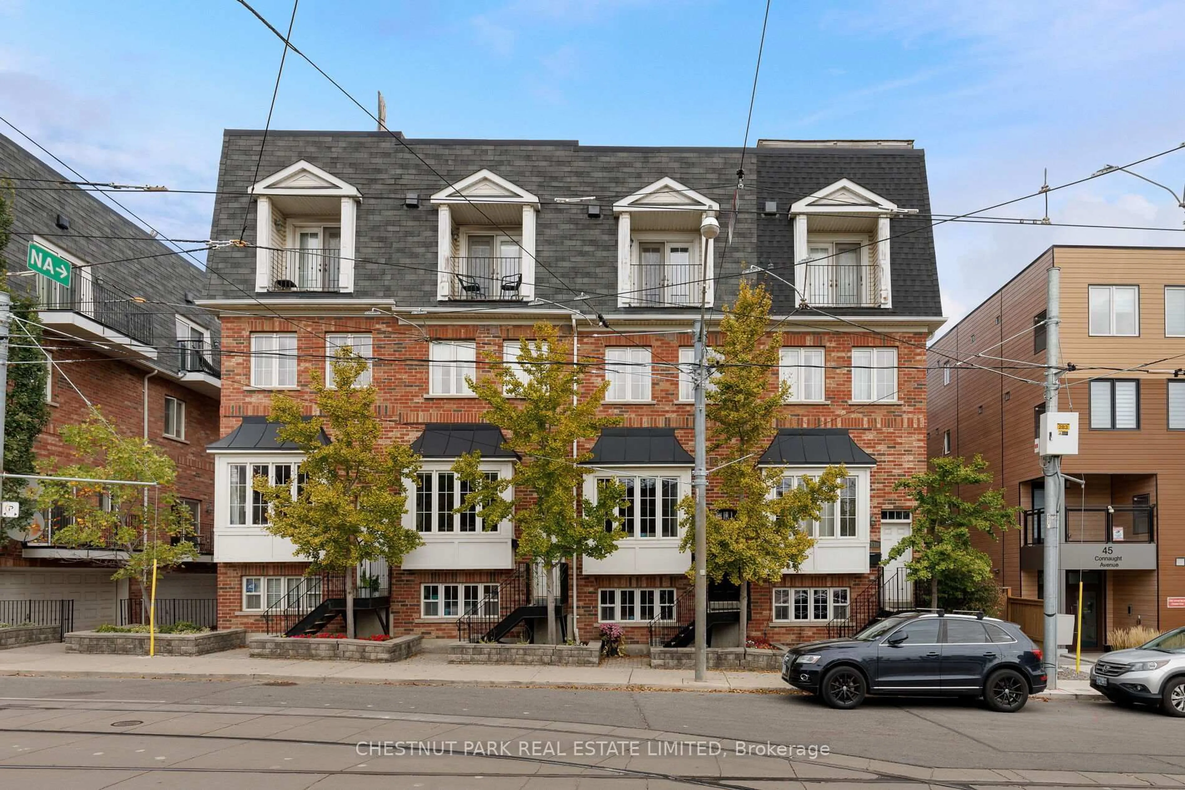 Home with brick exterior material, street for 53 Connaught Ave, Toronto Ontario M4L 2V8