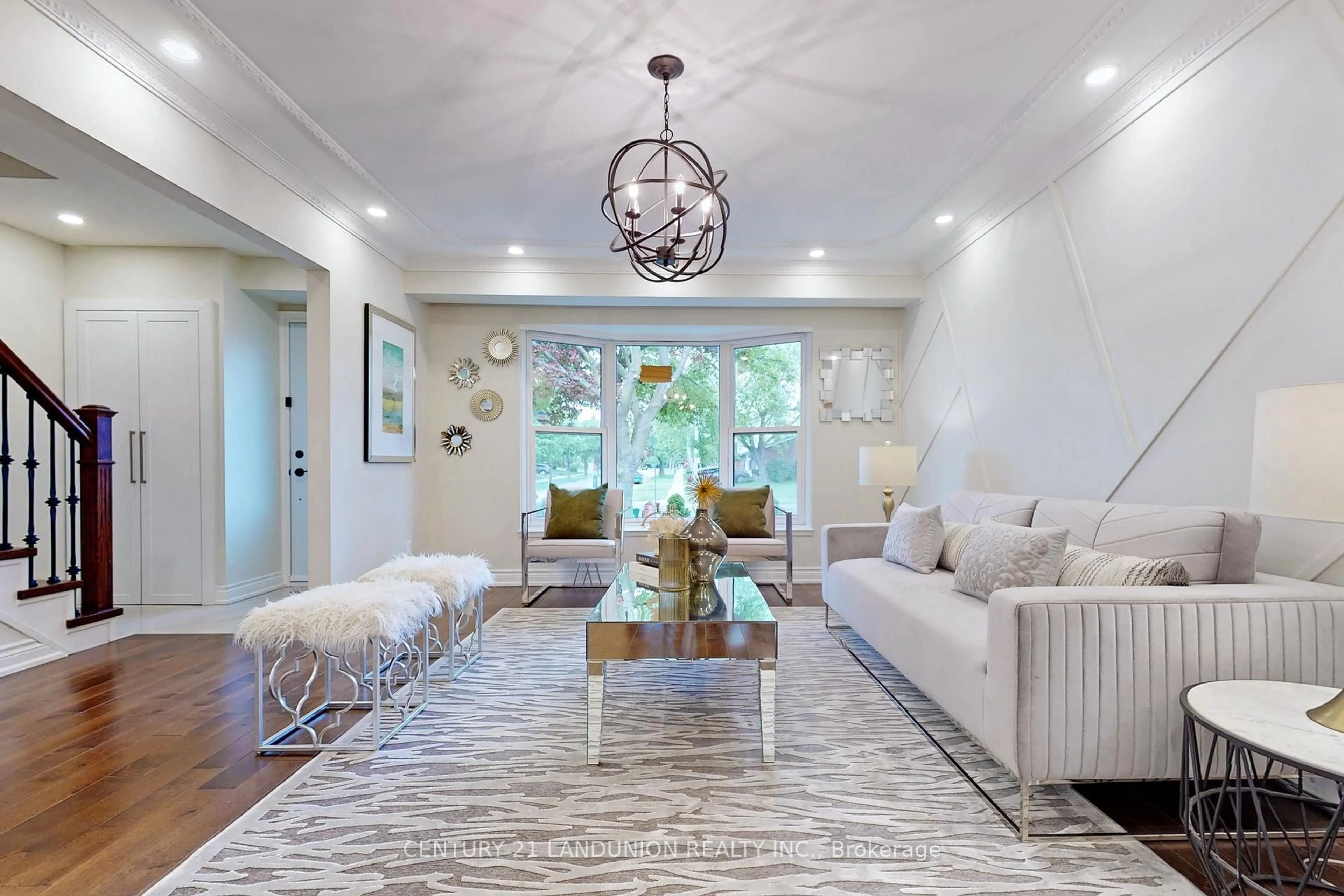 Living room with furniture, unknown for 757 Huntingwood Dr, Toronto Ontario M1T 2L3