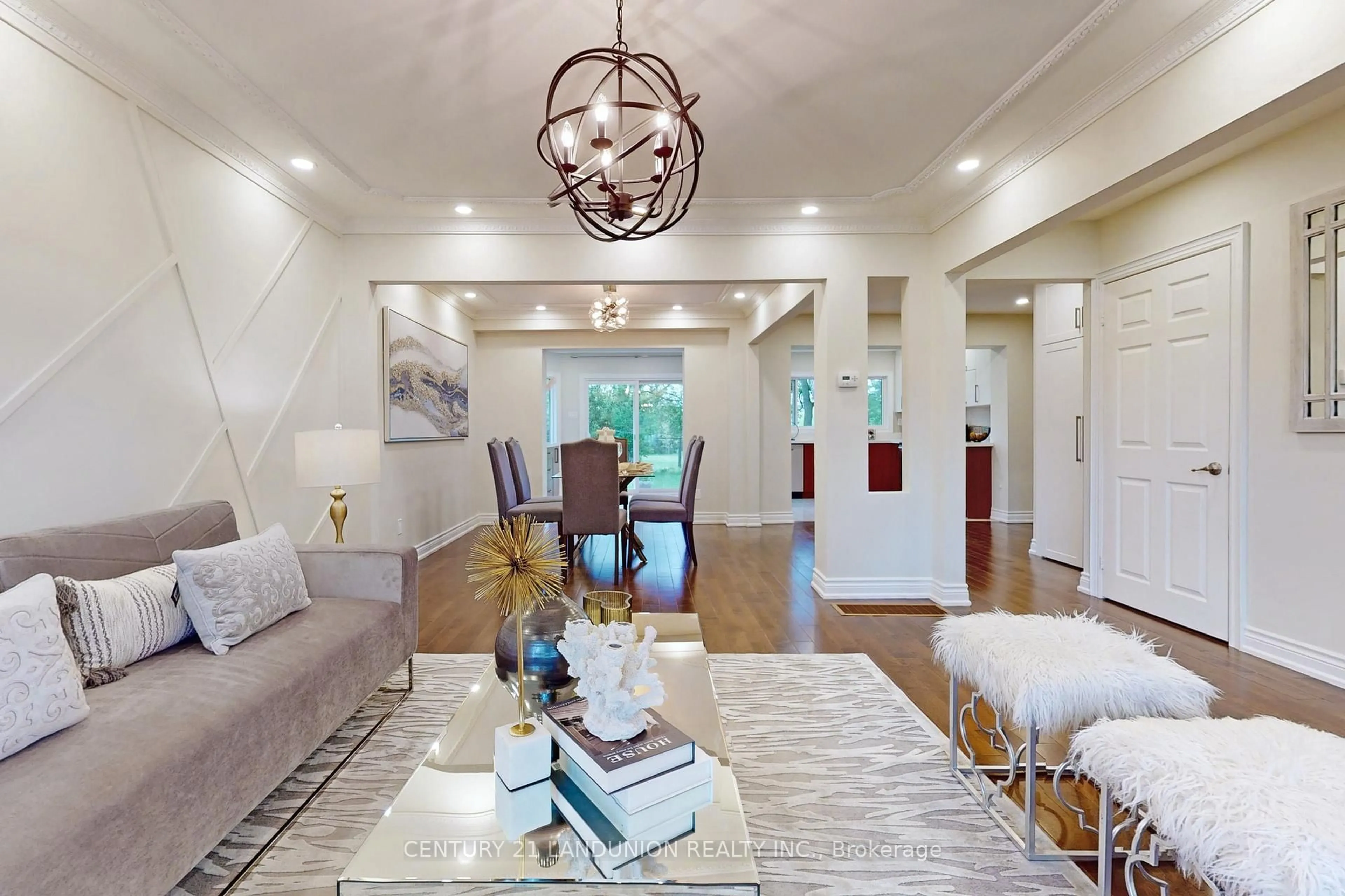 Living room with furniture, unknown for 757 Huntingwood Dr, Toronto Ontario M1T 2L3