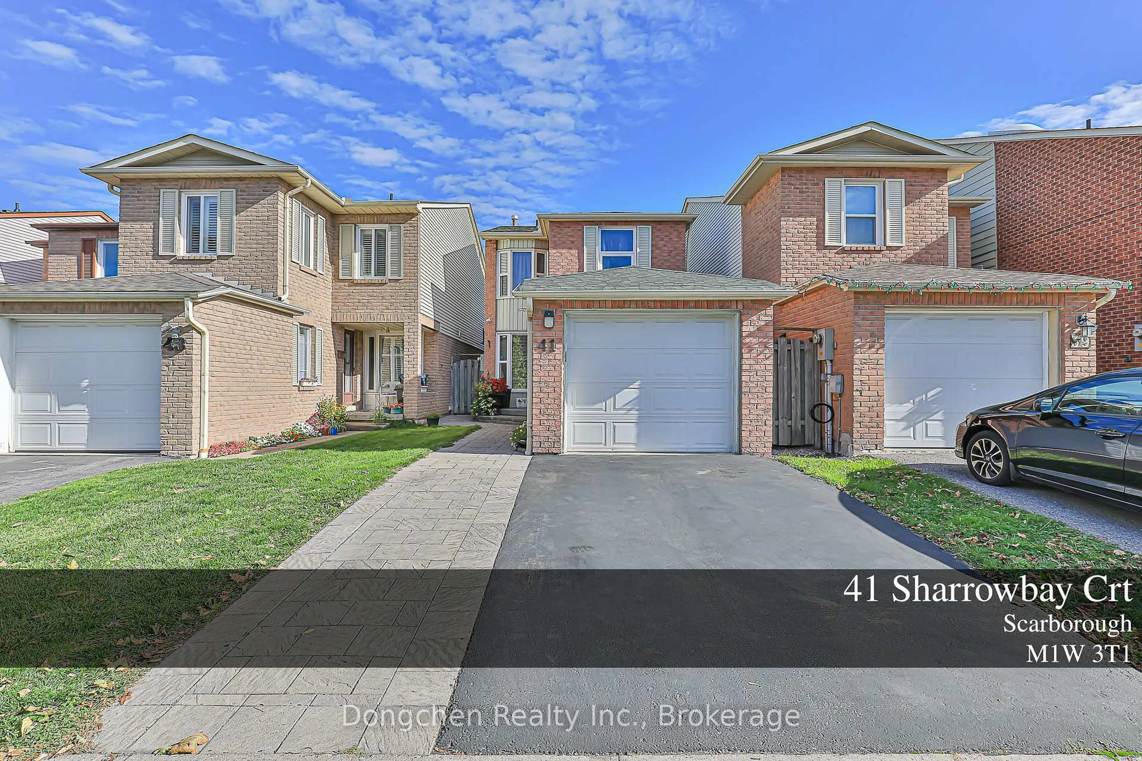 A pic from outside/outdoor area/front of a property/back of a property/a pic from drone, street for 41 Sharrowbay Crt, Toronto Ontario M1W 3T1