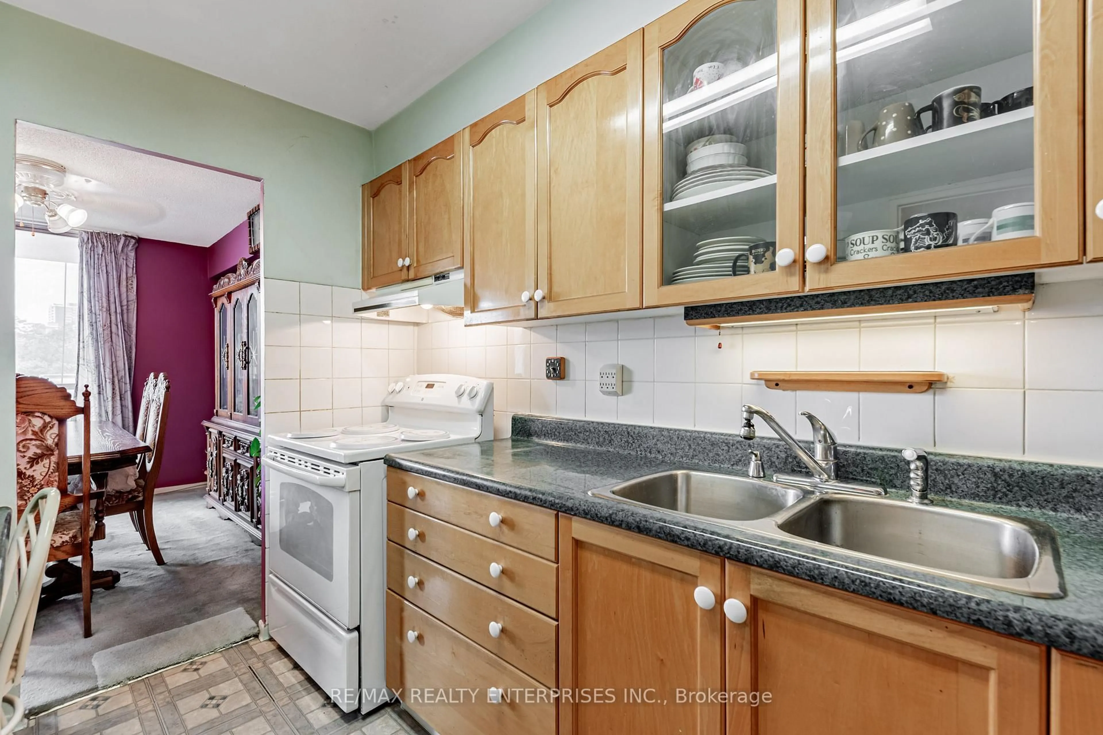 Standard kitchen, unknown for 1 Massey Sq #308, Toronto Ontario M4C 5L4