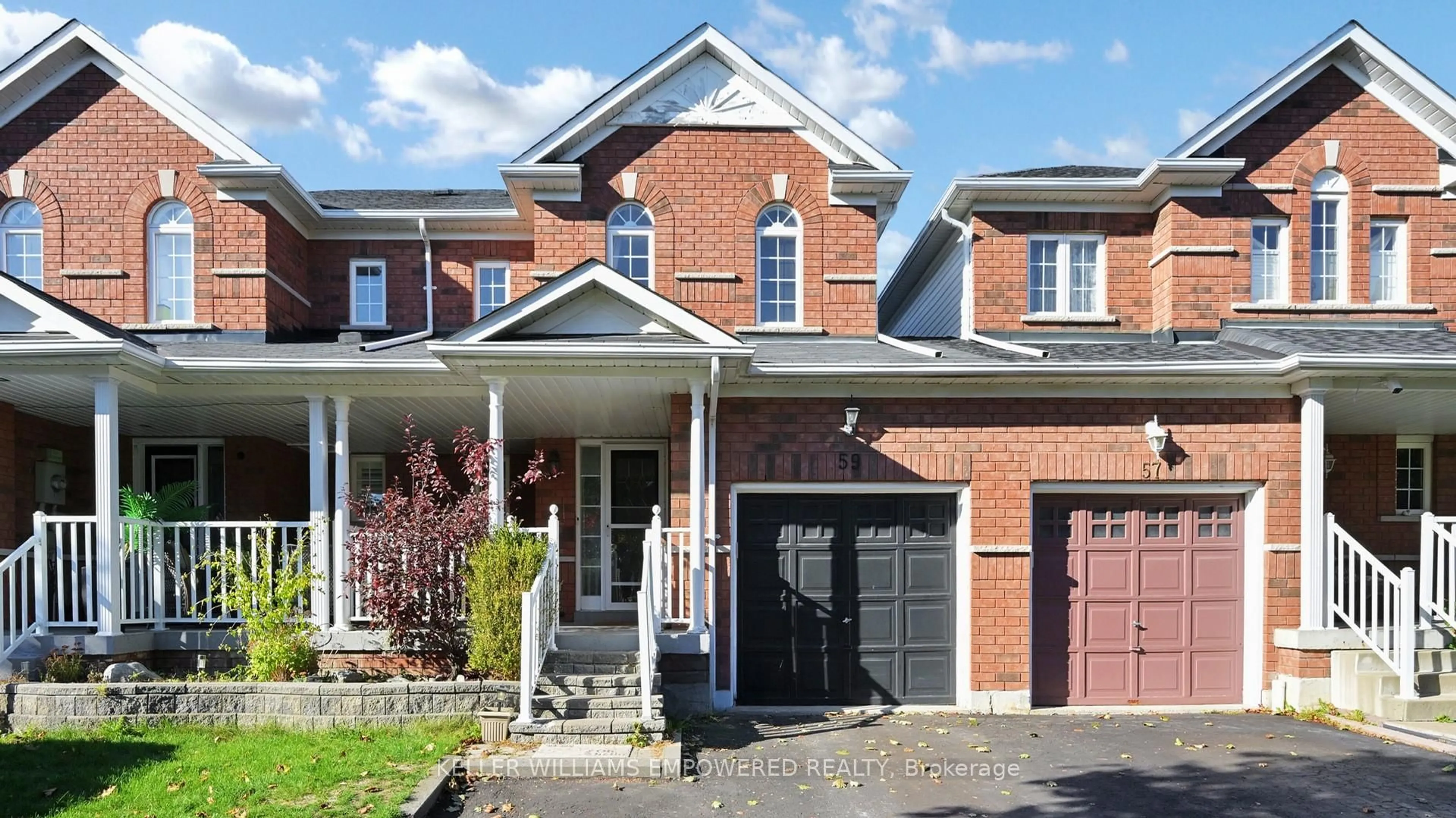 Home with brick exterior material, street for 59 Melody Dr, Whitby Ontario L1M 1K6