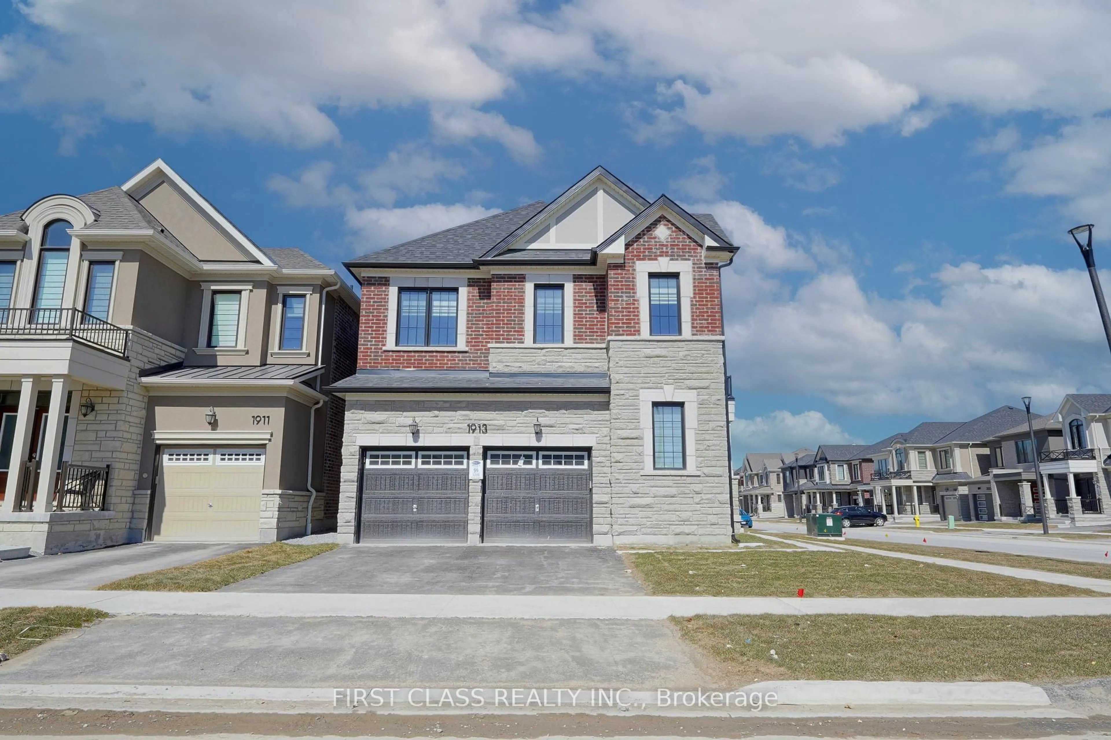 Home with brick exterior material, street for 1913 Narcissus Gdns, Pickering Ontario L1Y 0B5