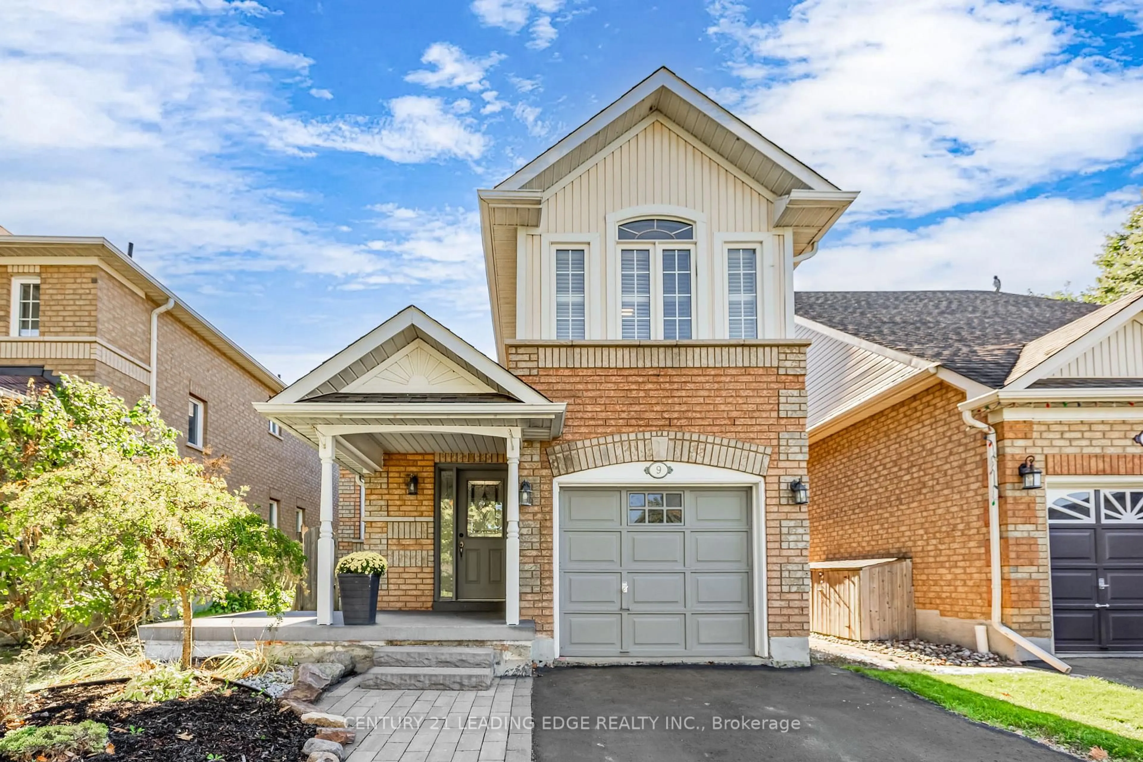 Home with brick exterior material, street for 9 Portage Tr, Whitby Ontario L1N 9R4