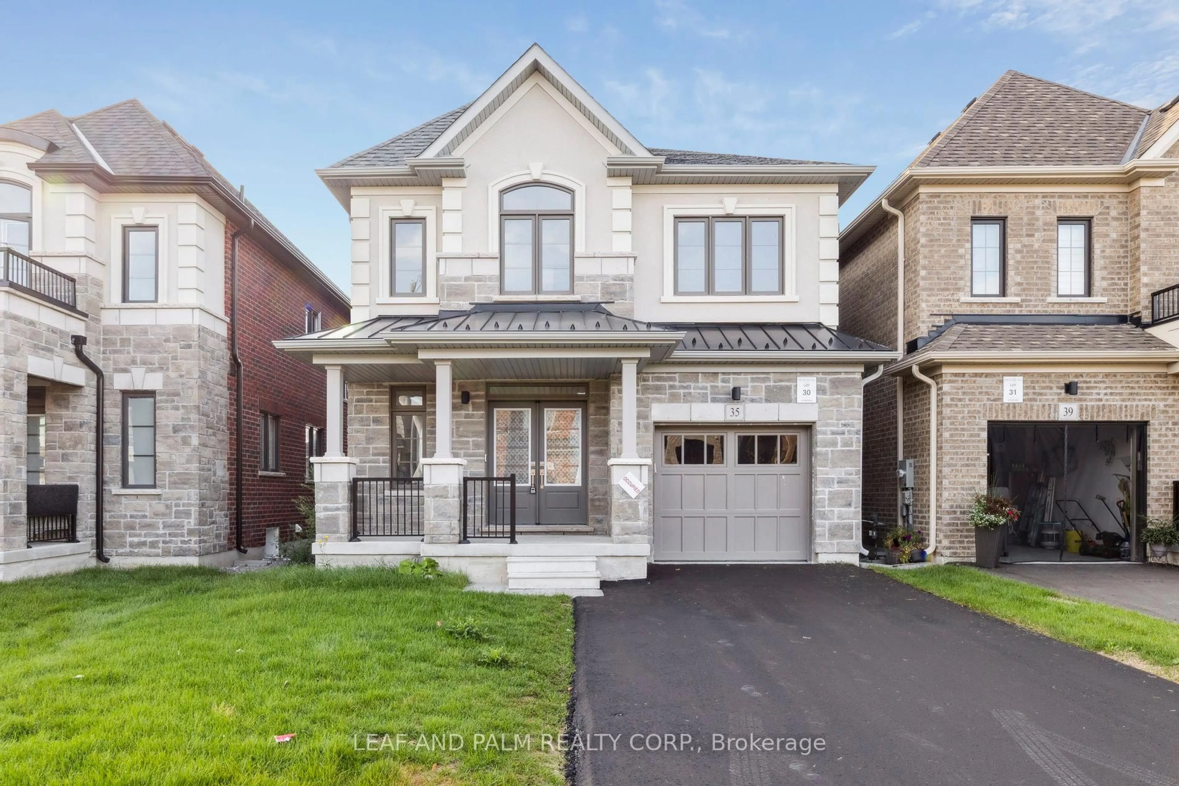 Home with brick exterior material, street for 35 Ed Ewert Ave, Clarington Ontario L1B 0W7