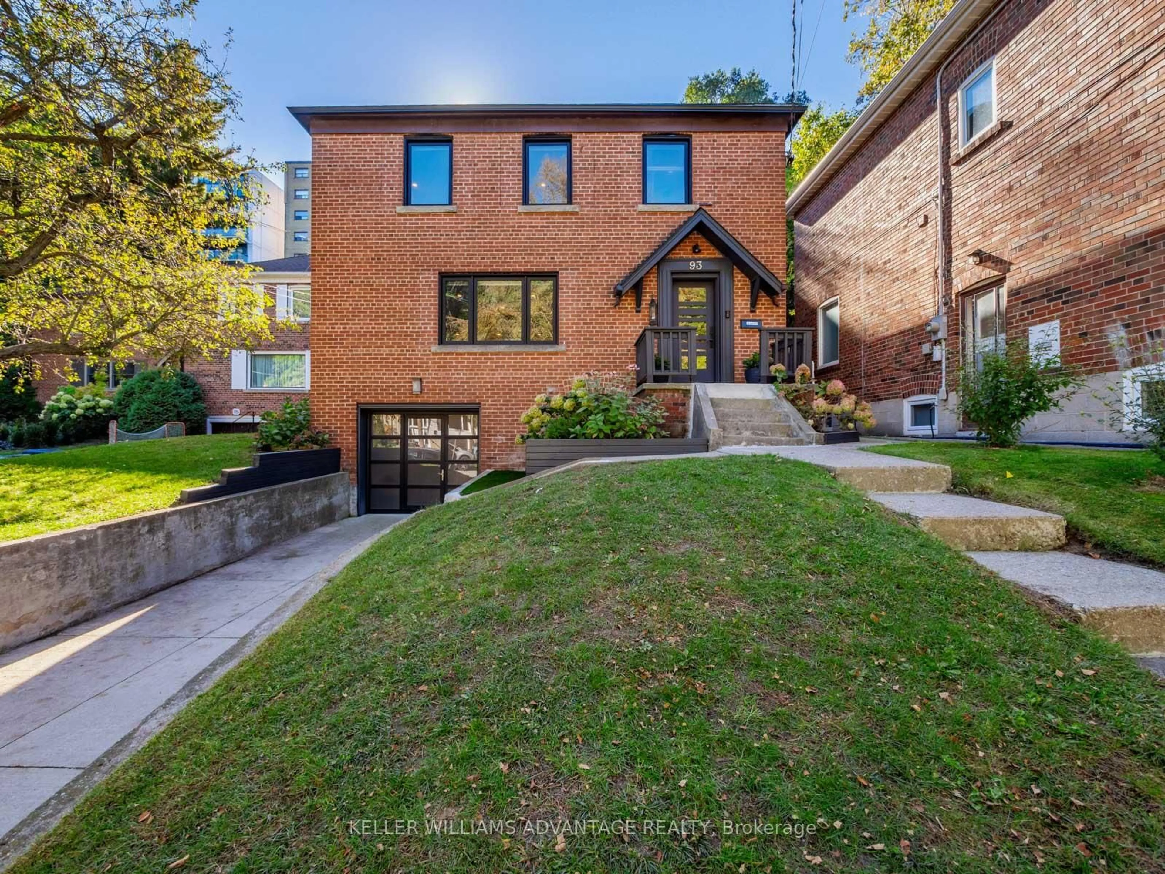 Home with brick exterior material, street for 93 Glen Davis Cres, Toronto Ontario M4E 1X7