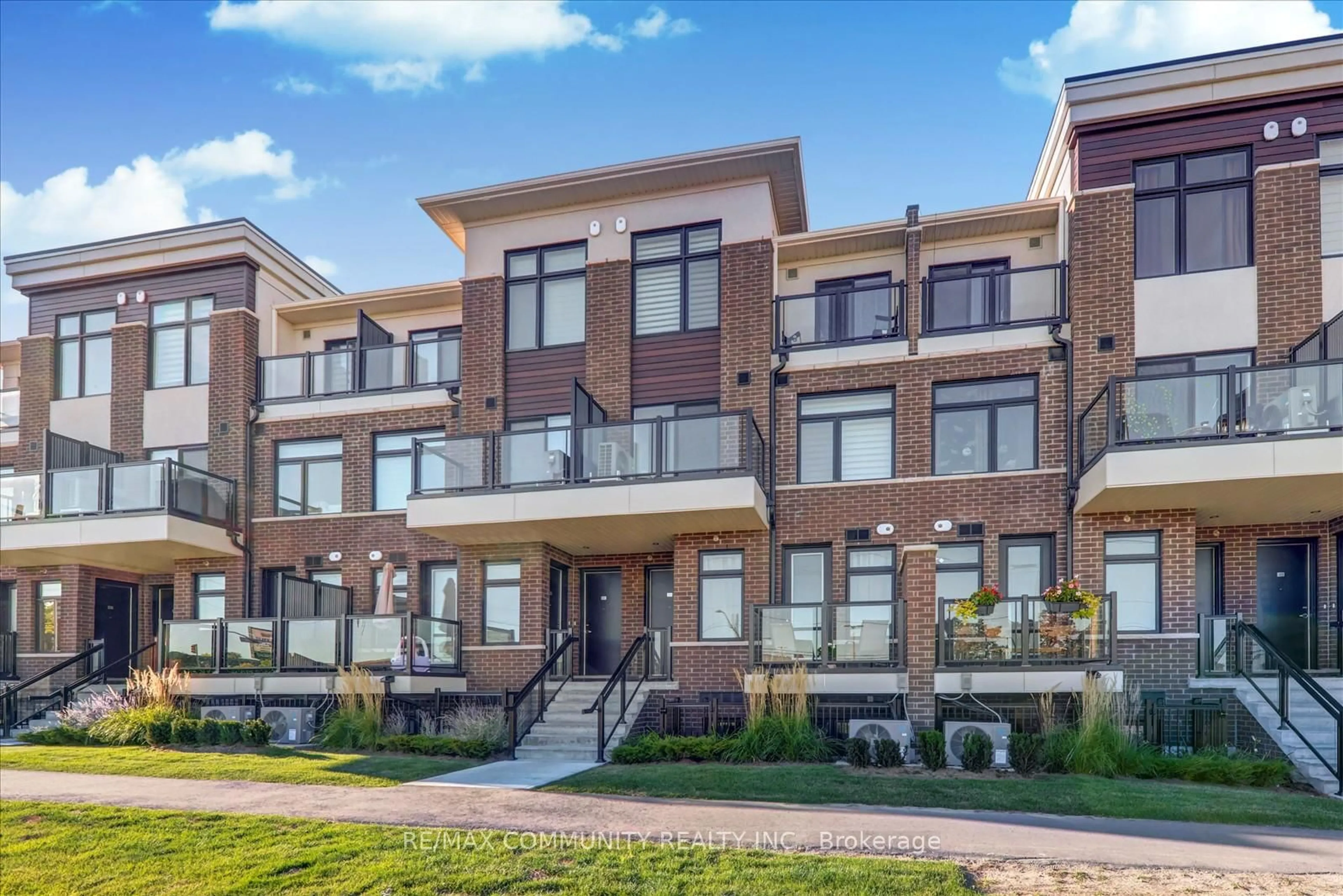 Home with brick exterior material, street for 755 Omega Dr #323, Pickering Ontario L1V 0H1
