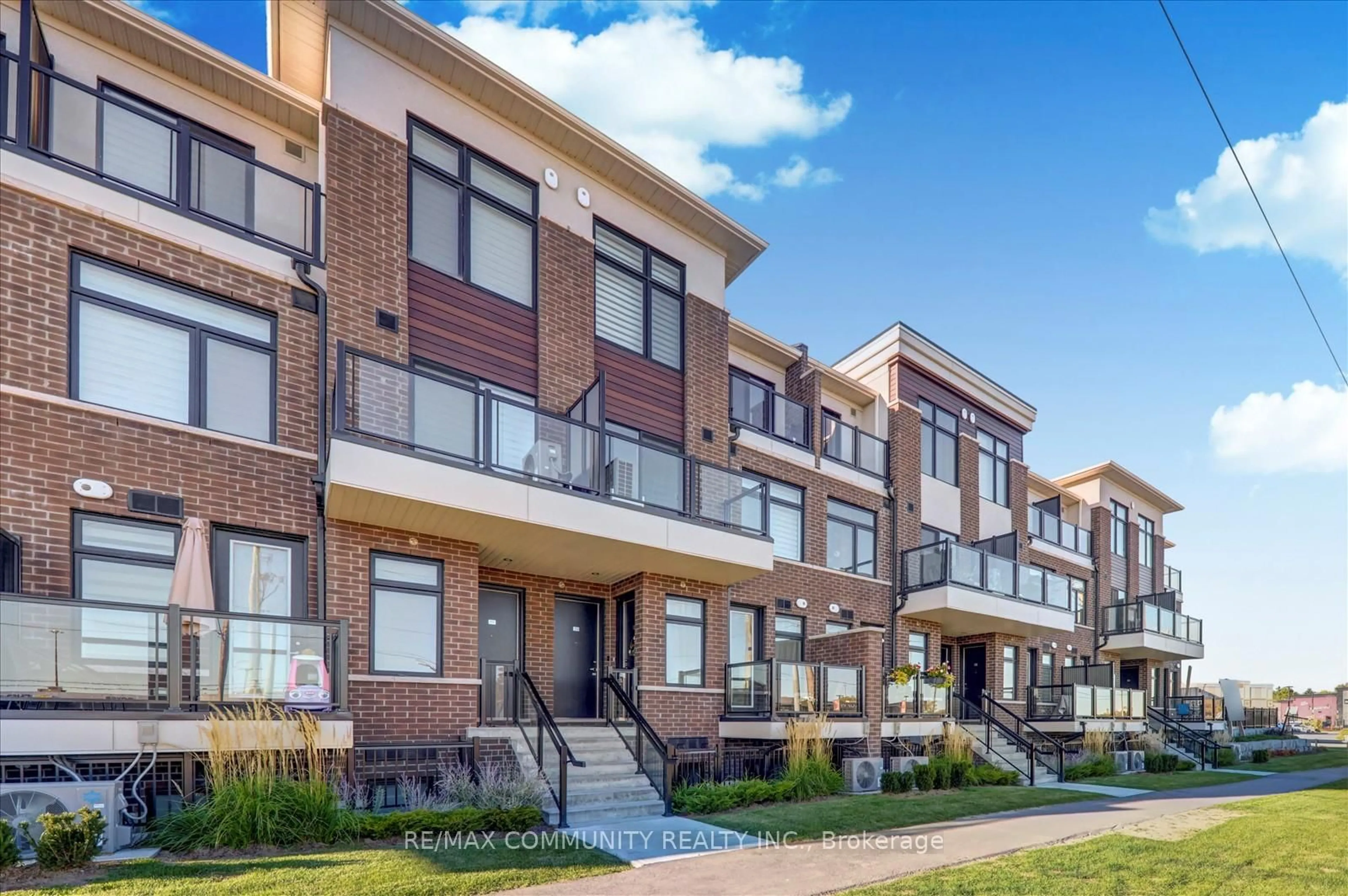 Home with brick exterior material, street for 755 Omega Dr #323, Pickering Ontario L1V 0H1