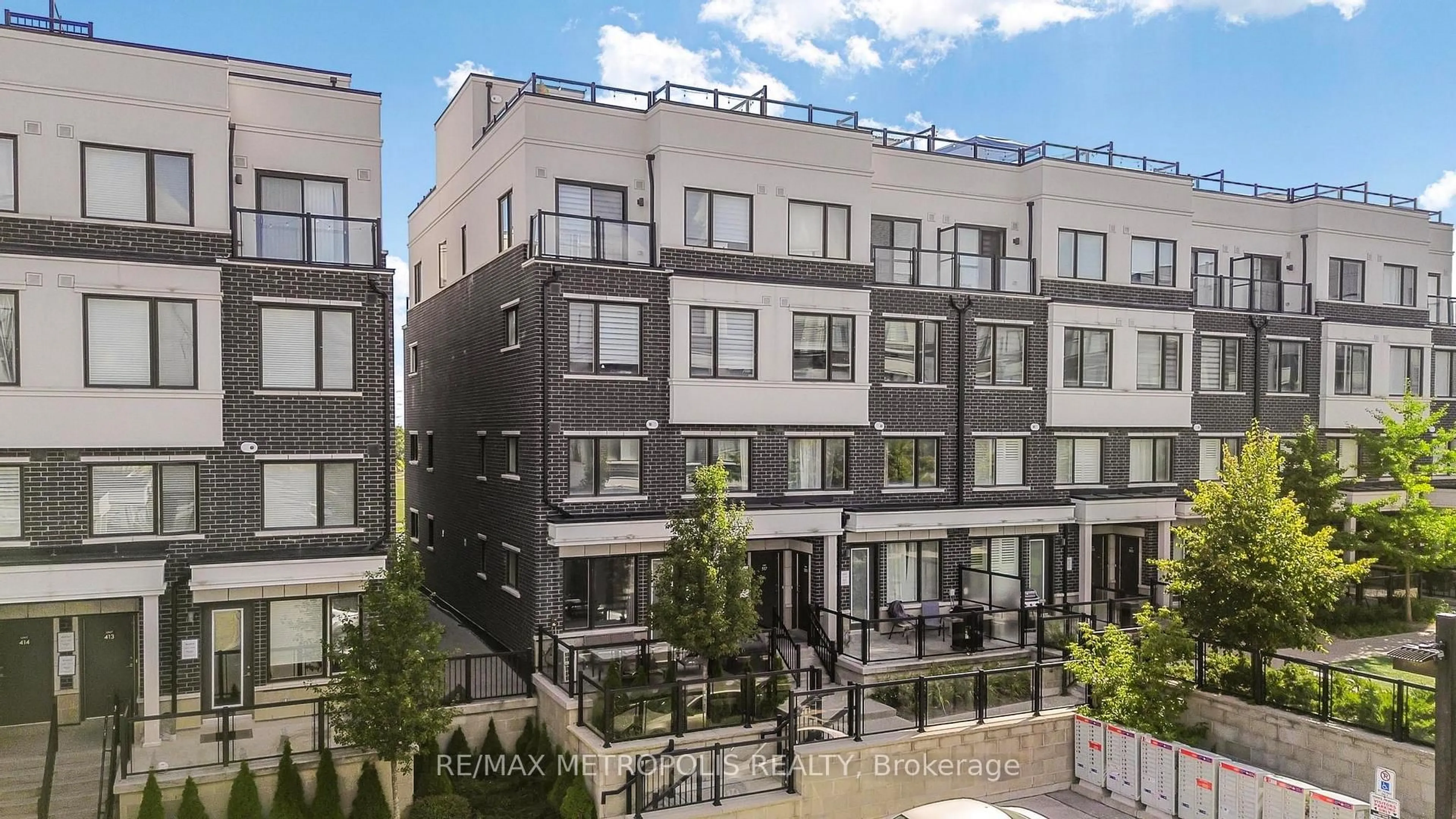 Patio, street for 1711 Pure Springs Blvd #506, Pickering Ontario L1X 0E3