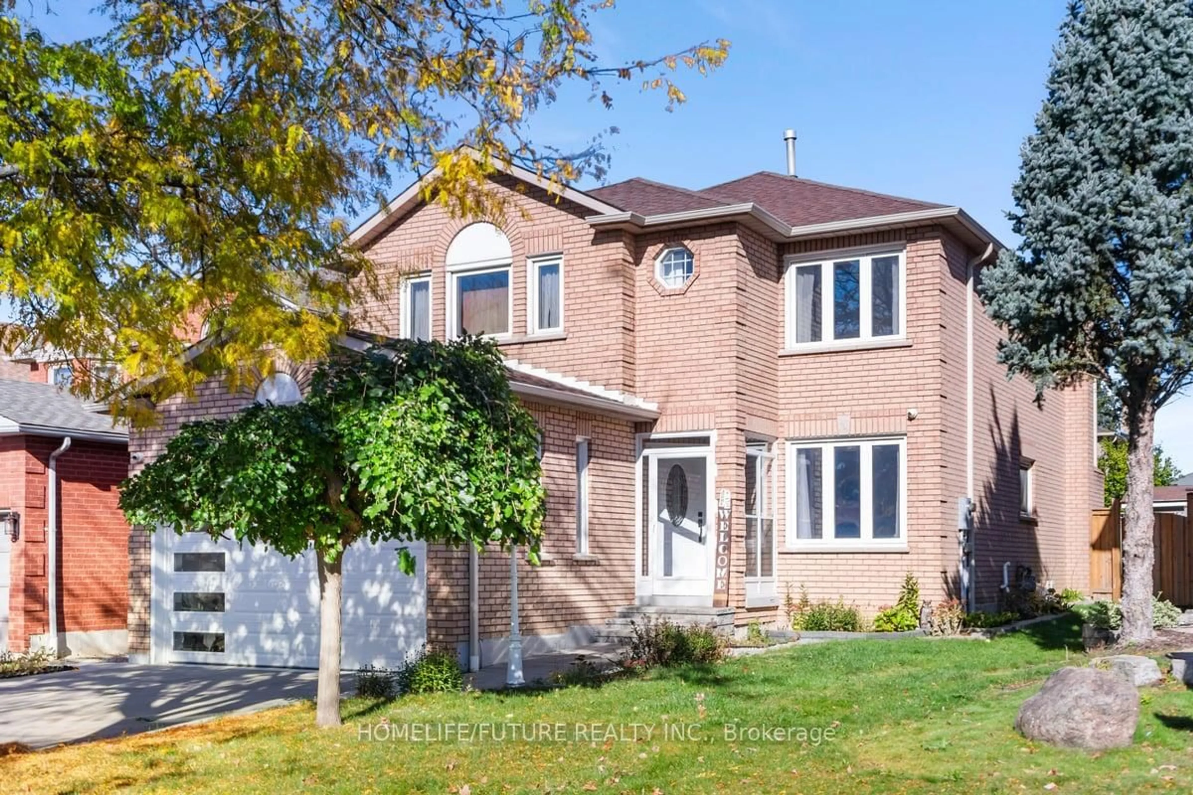 Home with brick exterior material, street for 56 Ringwood Dr, Whitby Ontario L1R 1Y7