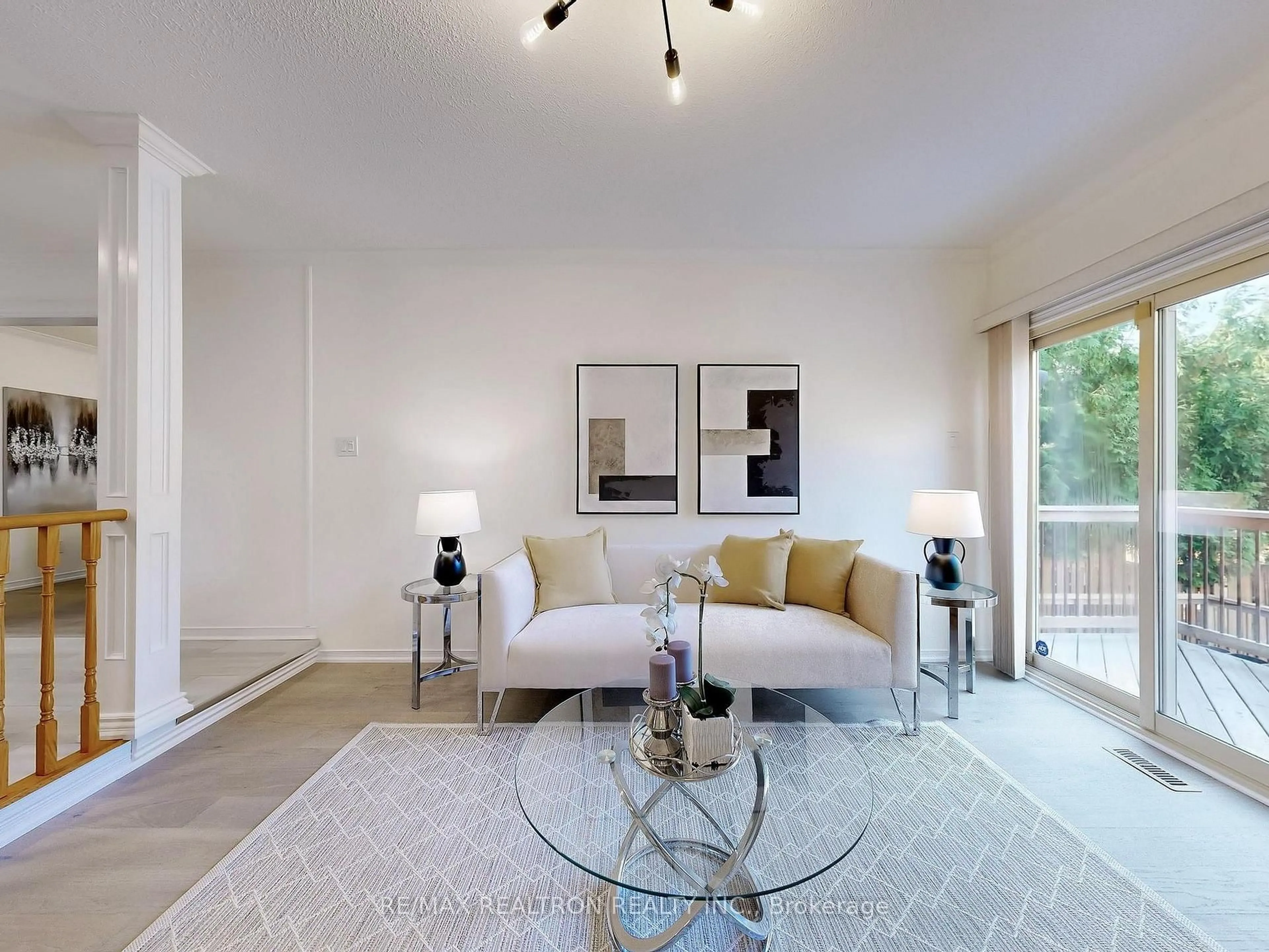 Living room with furniture, unknown for 9 Cranston Manor Crt, Toronto Ontario M1J 3M7