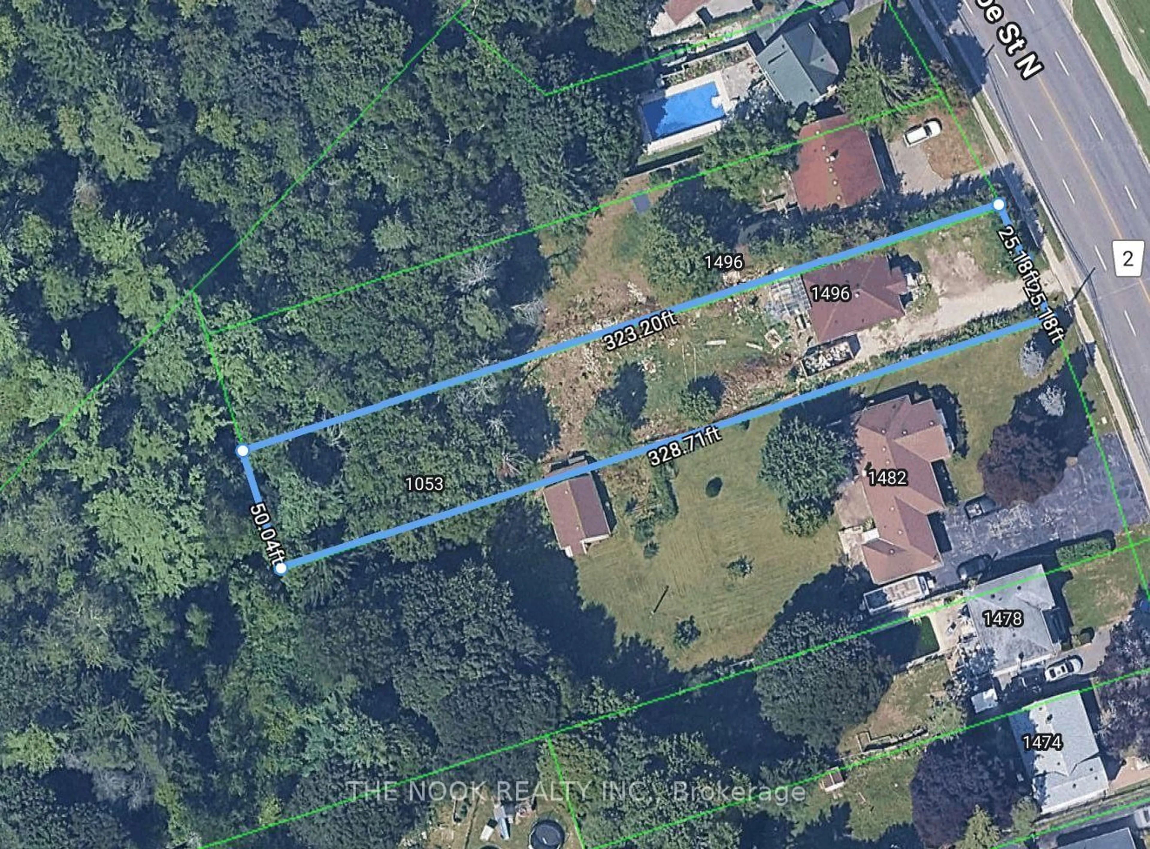 A pic from outside/outdoor area/front of a property/back of a property/a pic from drone, street for 1496 Simcoe St, Oshawa Ontario L1G 4X7