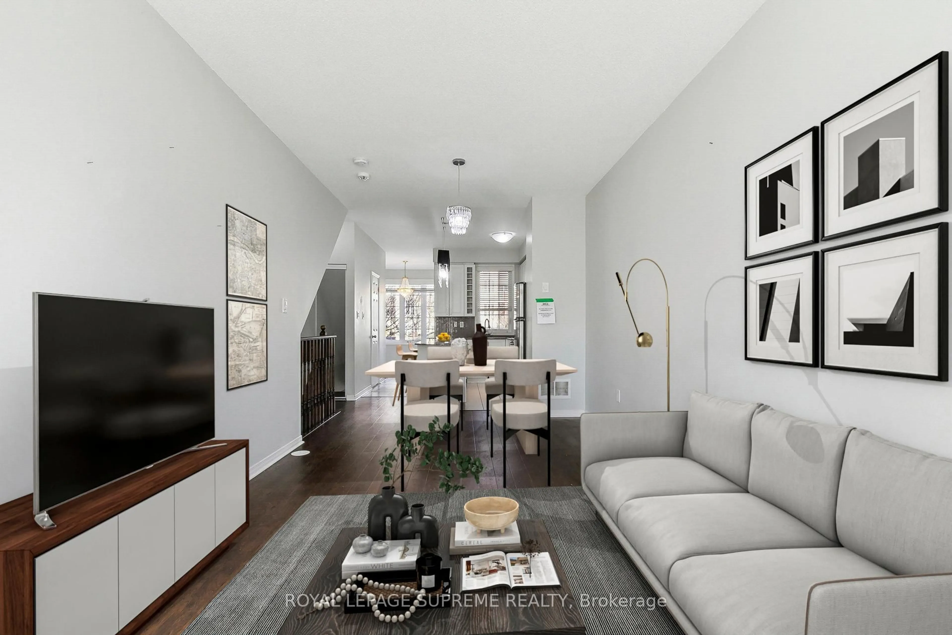 Living room with furniture, unknown for 391 Beechgrove Dr #79, Toronto Ontario M1E 2R1