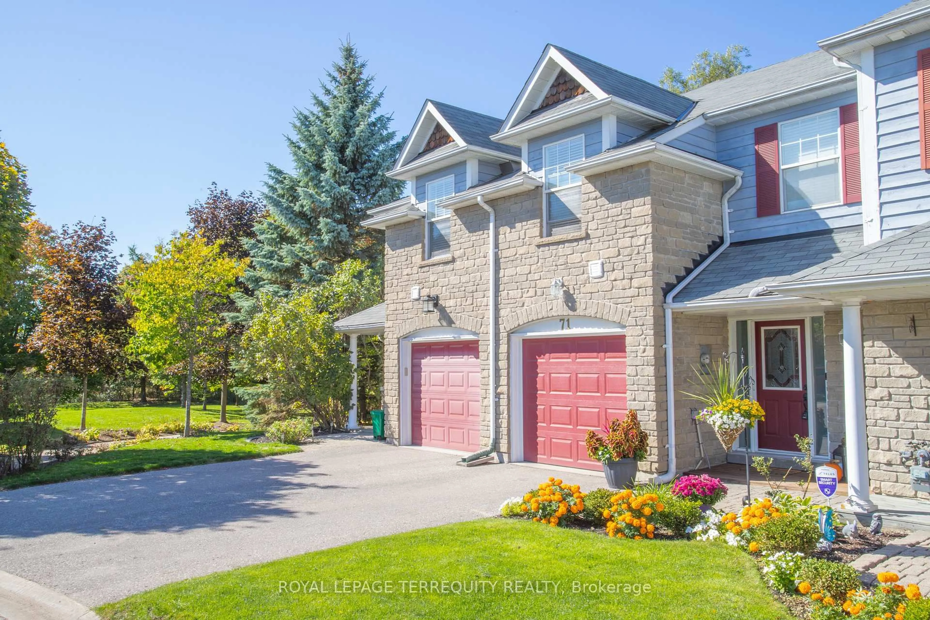 Home with brick exterior material, street for 2800 Courtice Rd #71, Clarington Ontario L1E 2M6