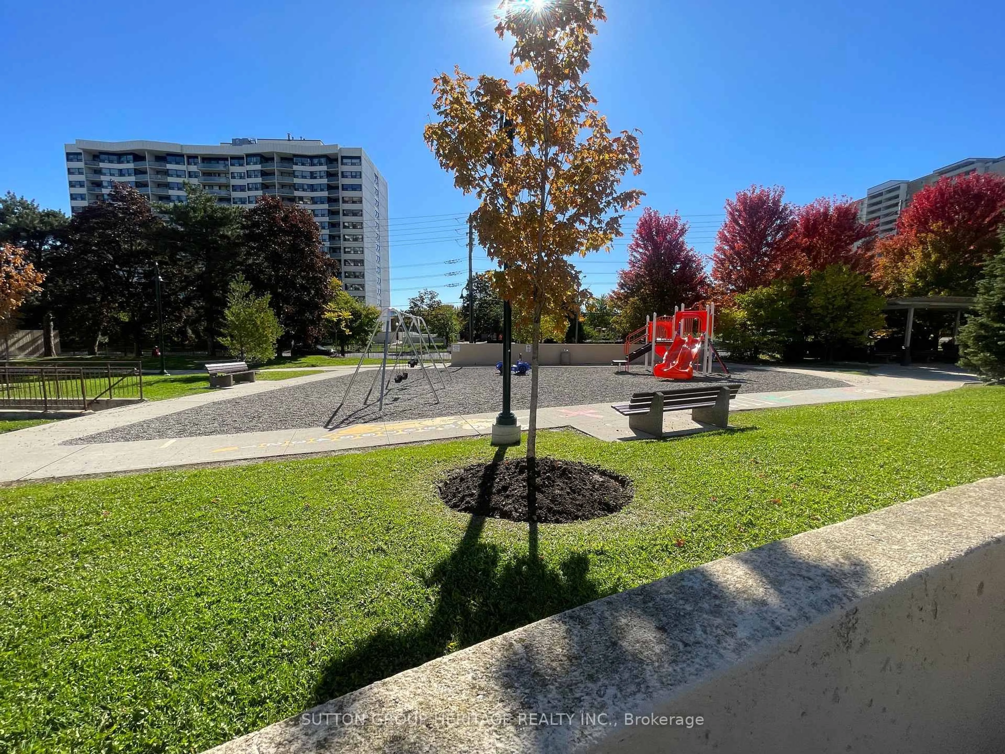 A pic from outside/outdoor area/front of a property/back of a property/a pic from drone, street for 45 Huntingdale Blvd #1508, Toronto Ontario M1W 2N8