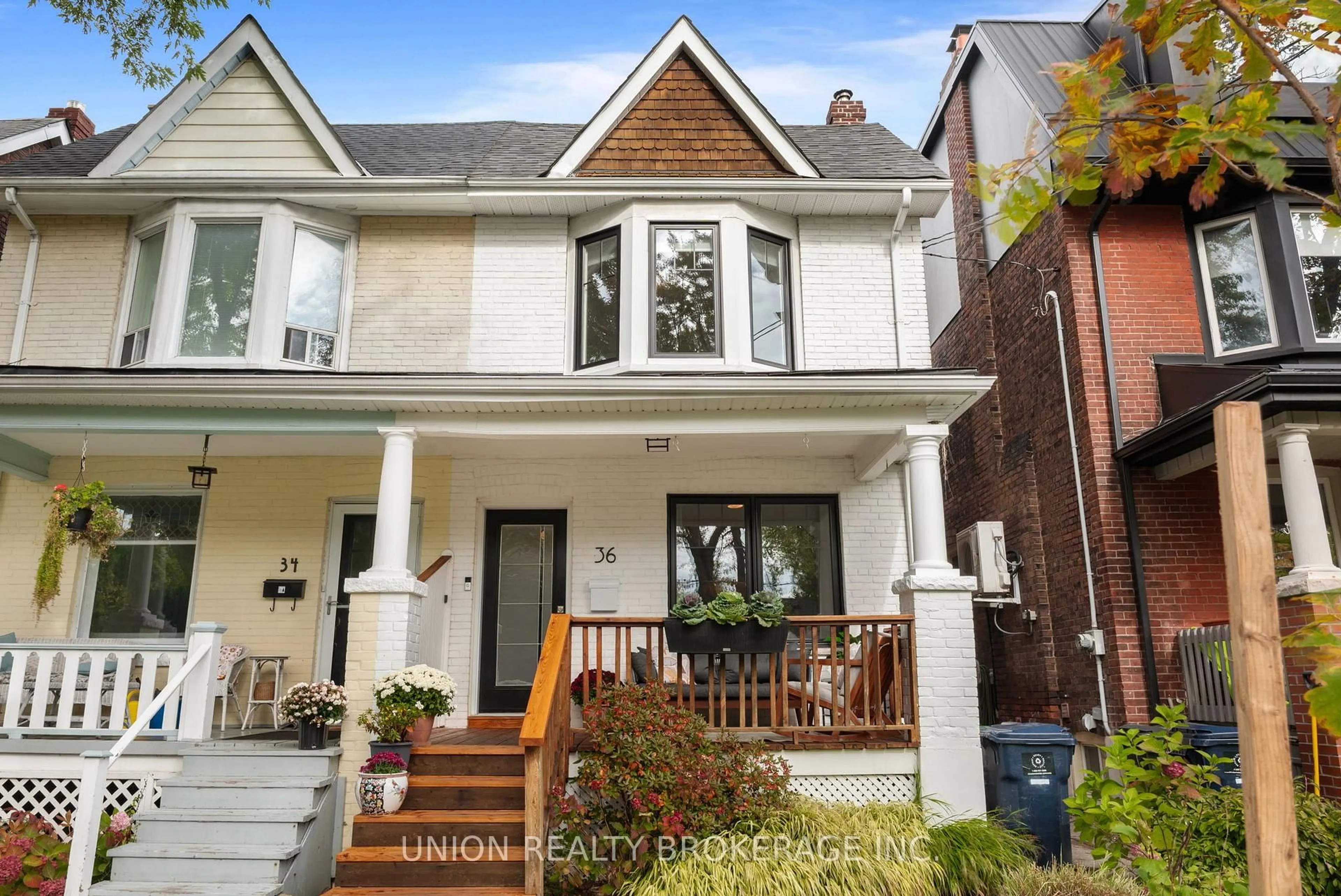 Home with brick exterior material, street for 36 Hunter St, Toronto Ontario M4J 1C2