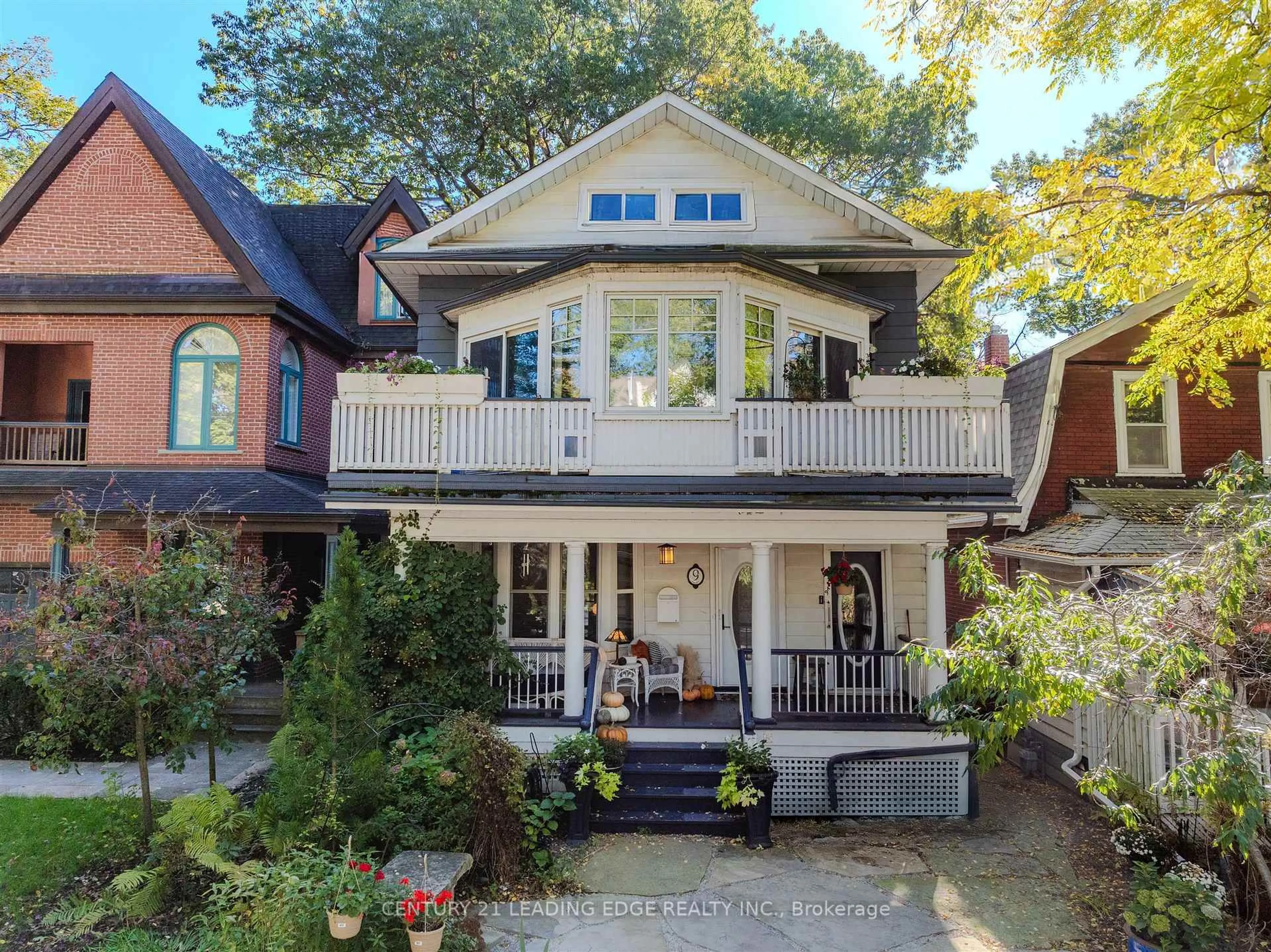 Home with brick exterior material, street for 9 Balmy Ave, Toronto Ontario M4E 1C7