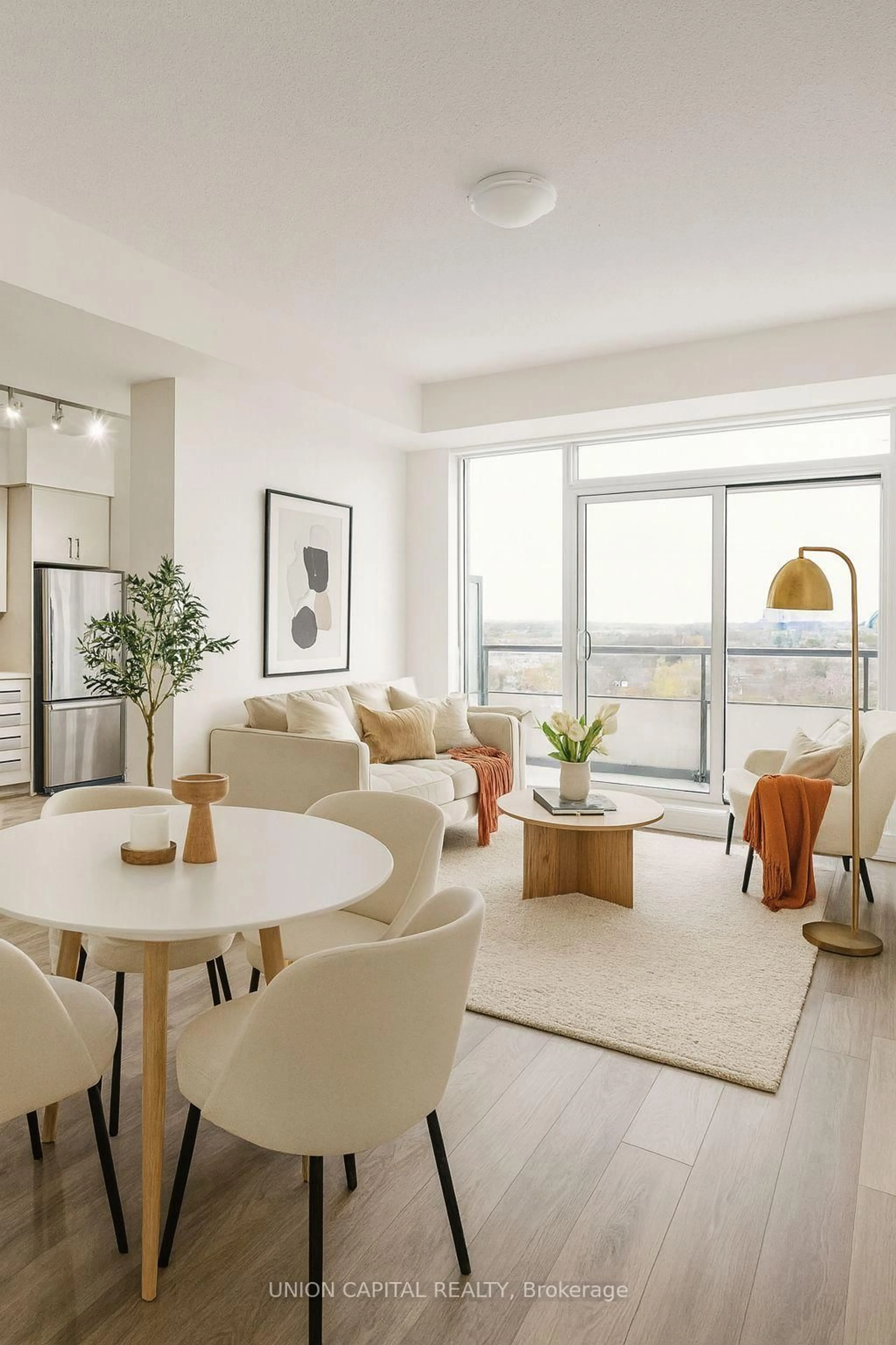 Living room with furniture, unknown for 3121 Sheppard Ave #1207, Toronto Ontario M1T 0B6