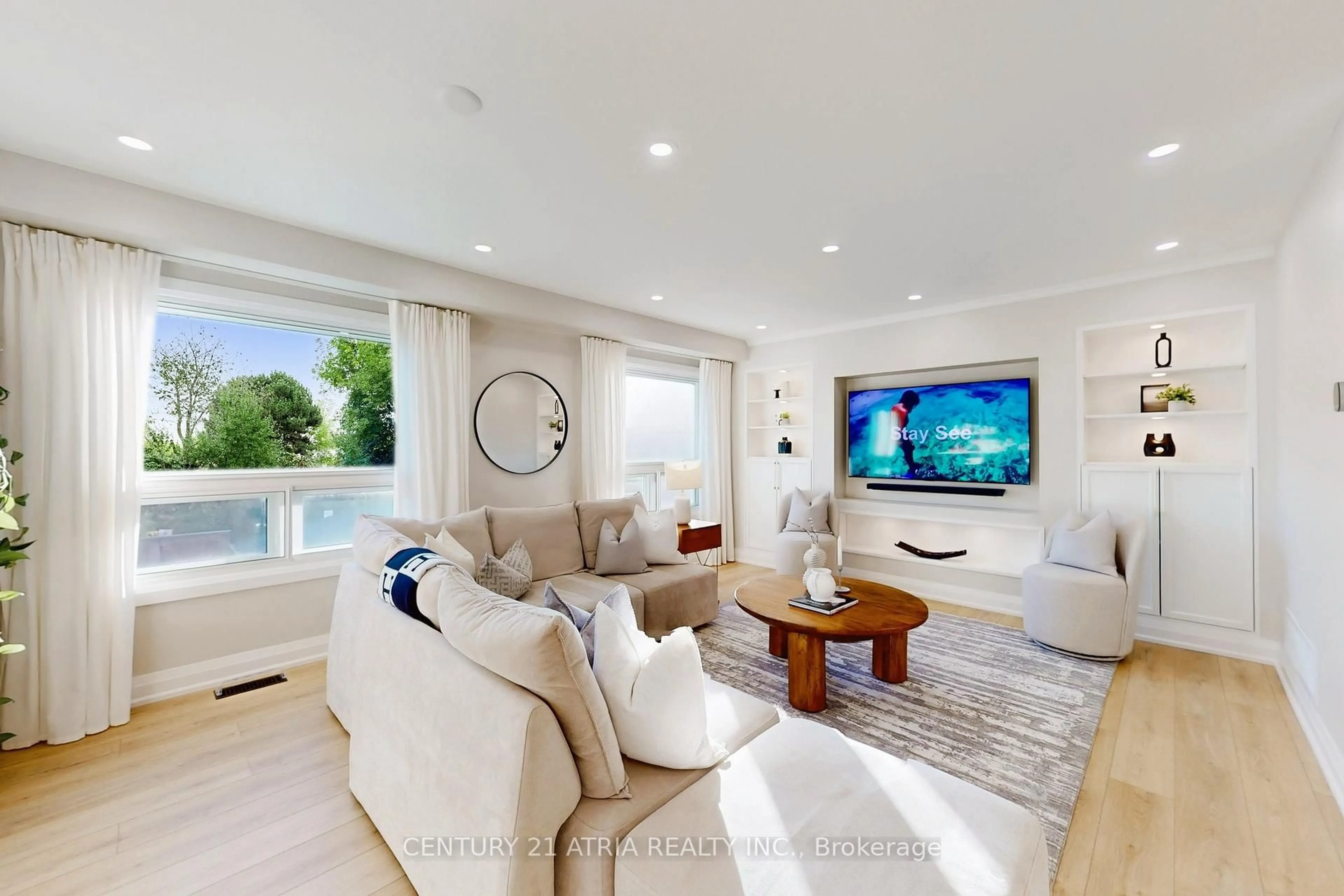 Living room with furniture, unknown for 60 Huxtable Lane, Toronto Ontario M1B 0A3