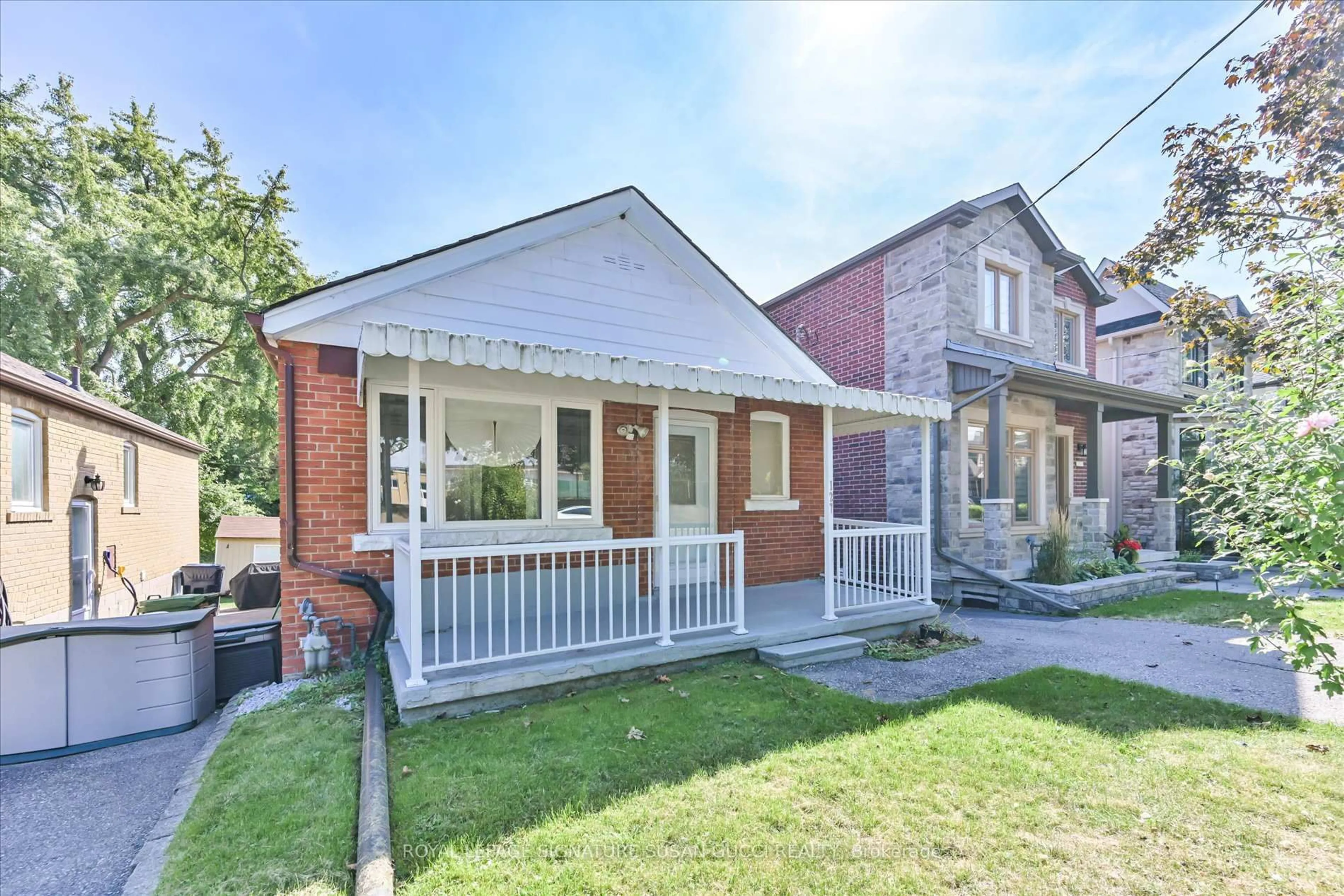 Home with brick exterior material, street for 127 Furnival Rd, Toronto Ontario M4B 1W7