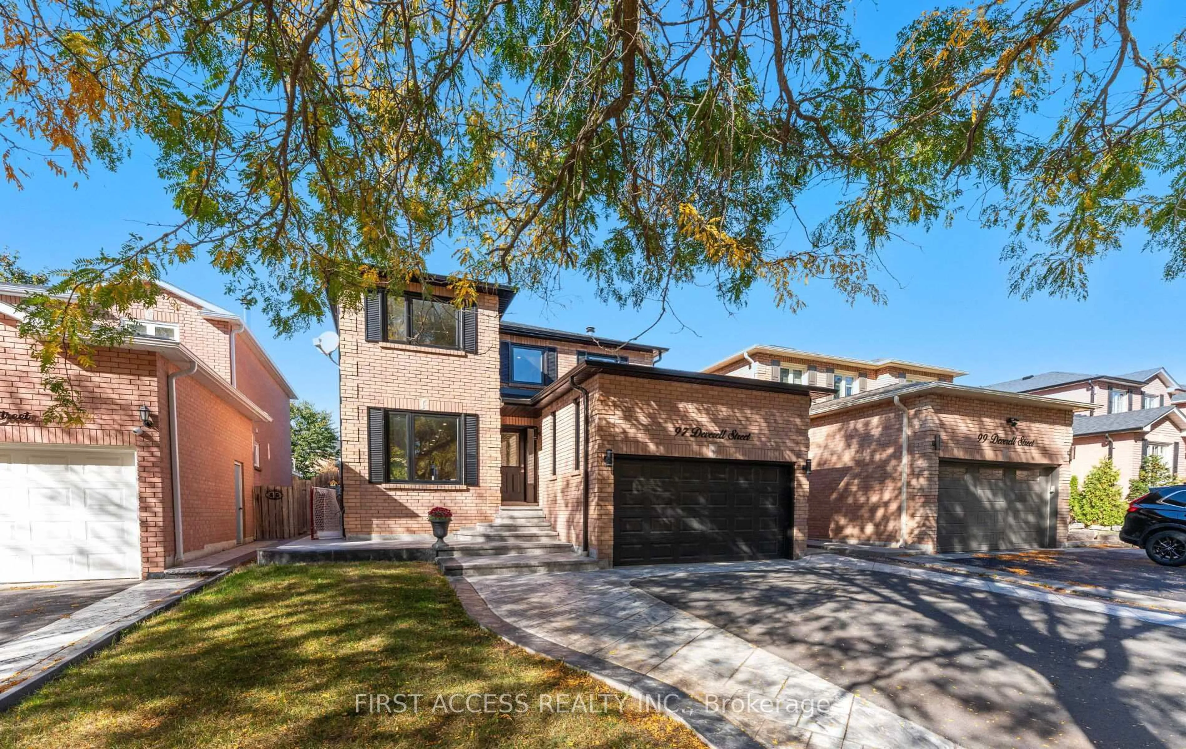 Home with brick exterior material, street for 97 Deverell St, Whitby Ontario L1R 1V9