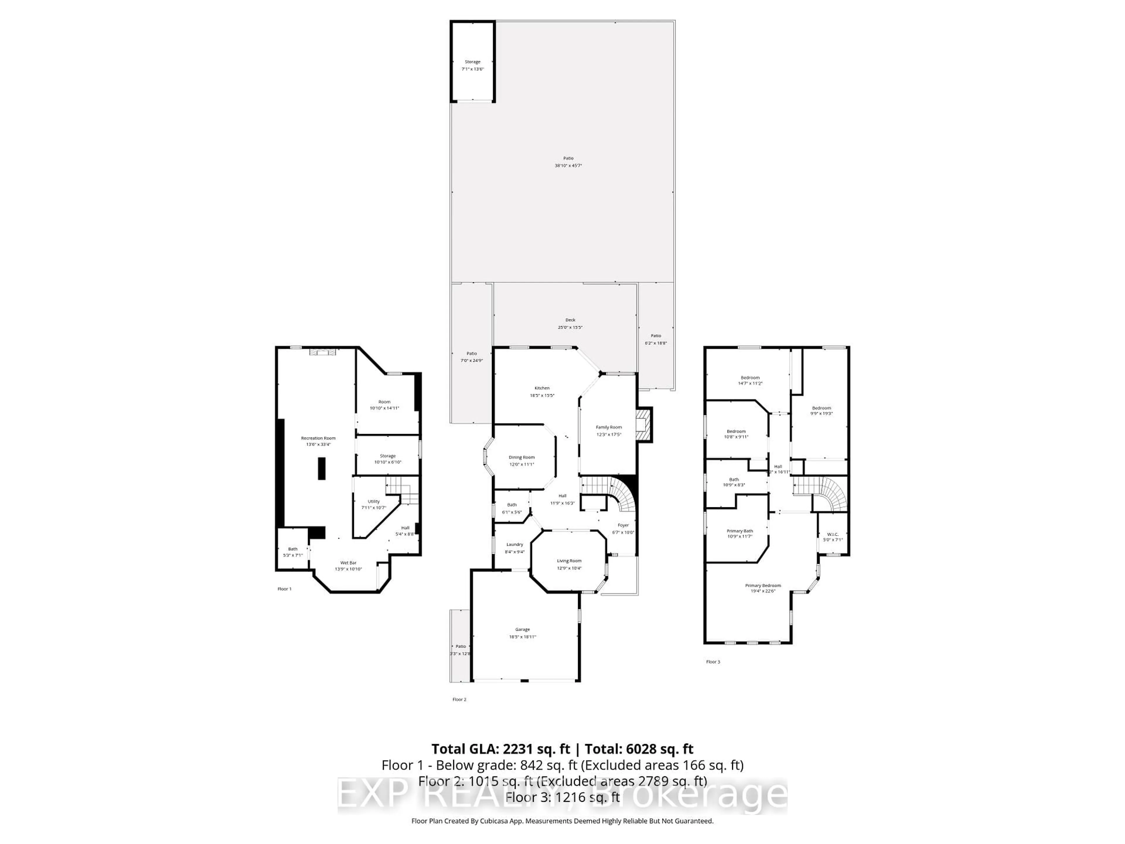 Floor plan for 33 Hartrick Pl, Whitby Ontario L1R 2C2