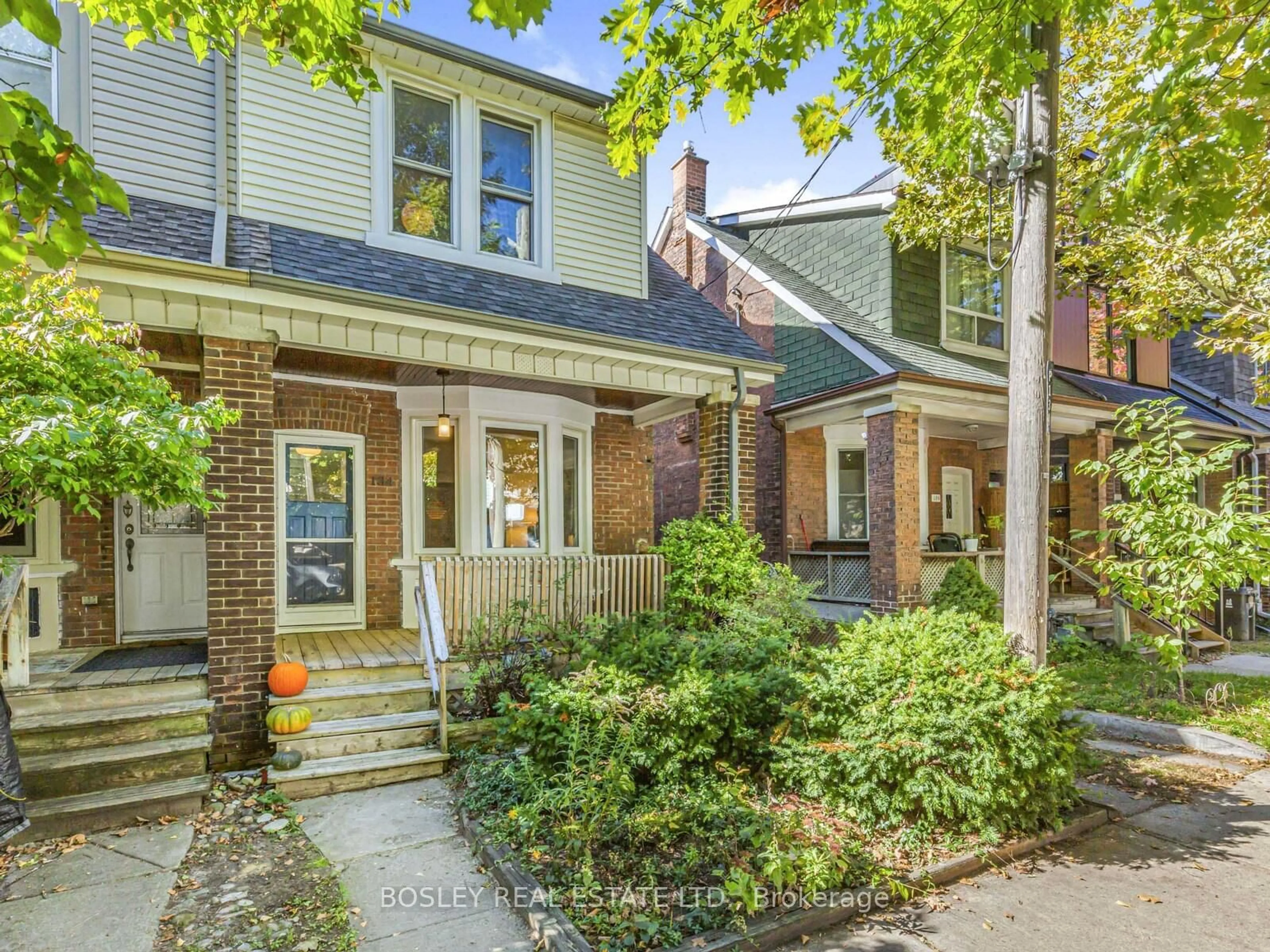 Home with brick exterior material, street for 134 Parkmount Rd, Toronto Ontario M4J 4V4