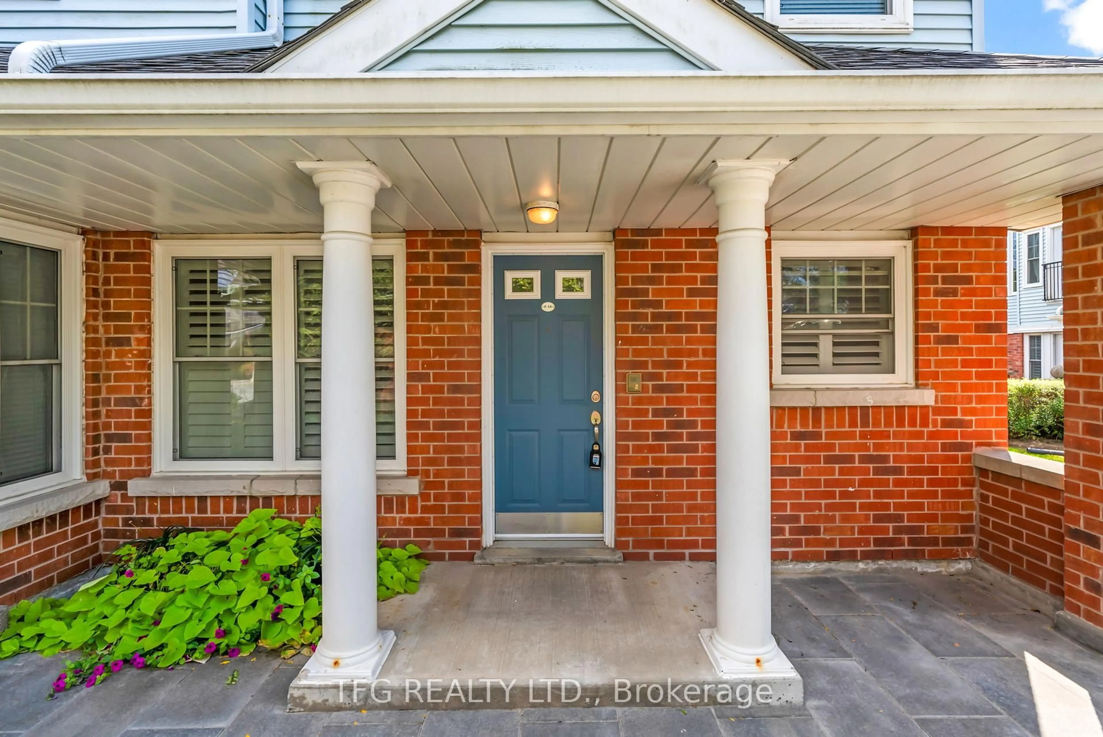 Home with brick exterior material, street for 1667 Nash Rd #F-18, Clarington Ontario L1E 1S8