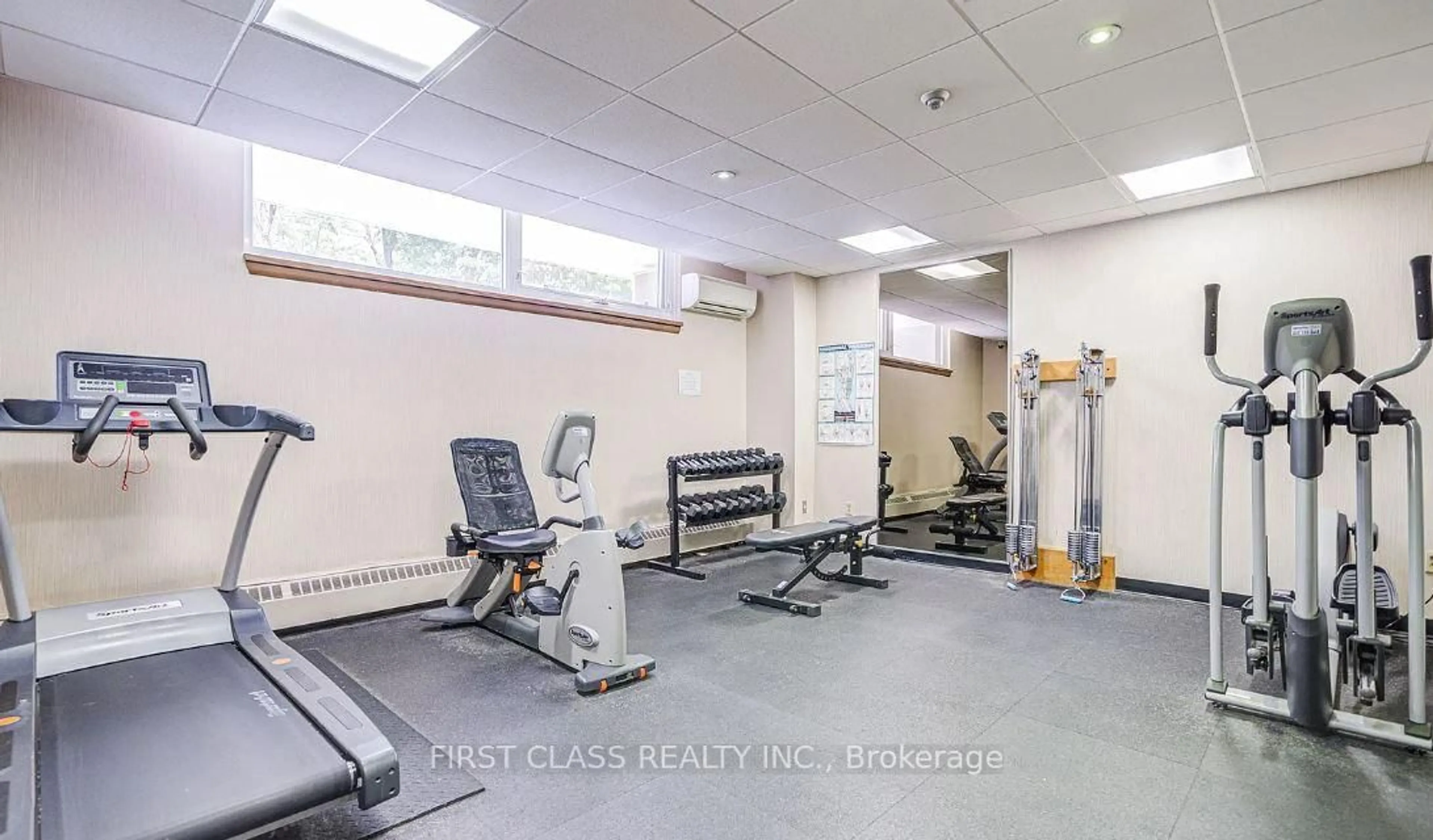 Gym or fitness room for 1250 Bridletowne Circ #310, Toronto Ontario M1W 2V1