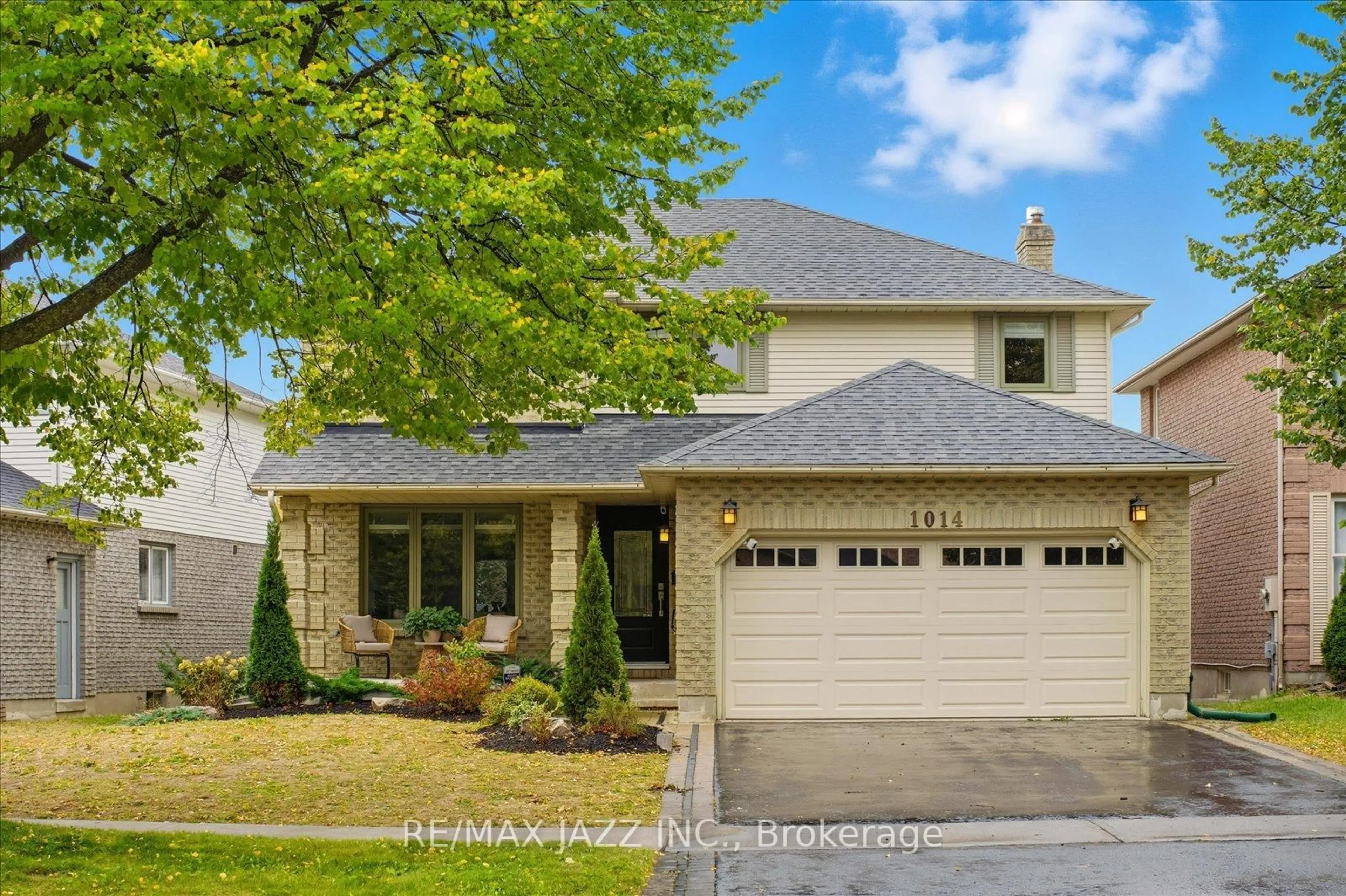 Home with brick exterior material, street for 1014 Copperfield Dr, Oshawa Ontario L1K 1S4
