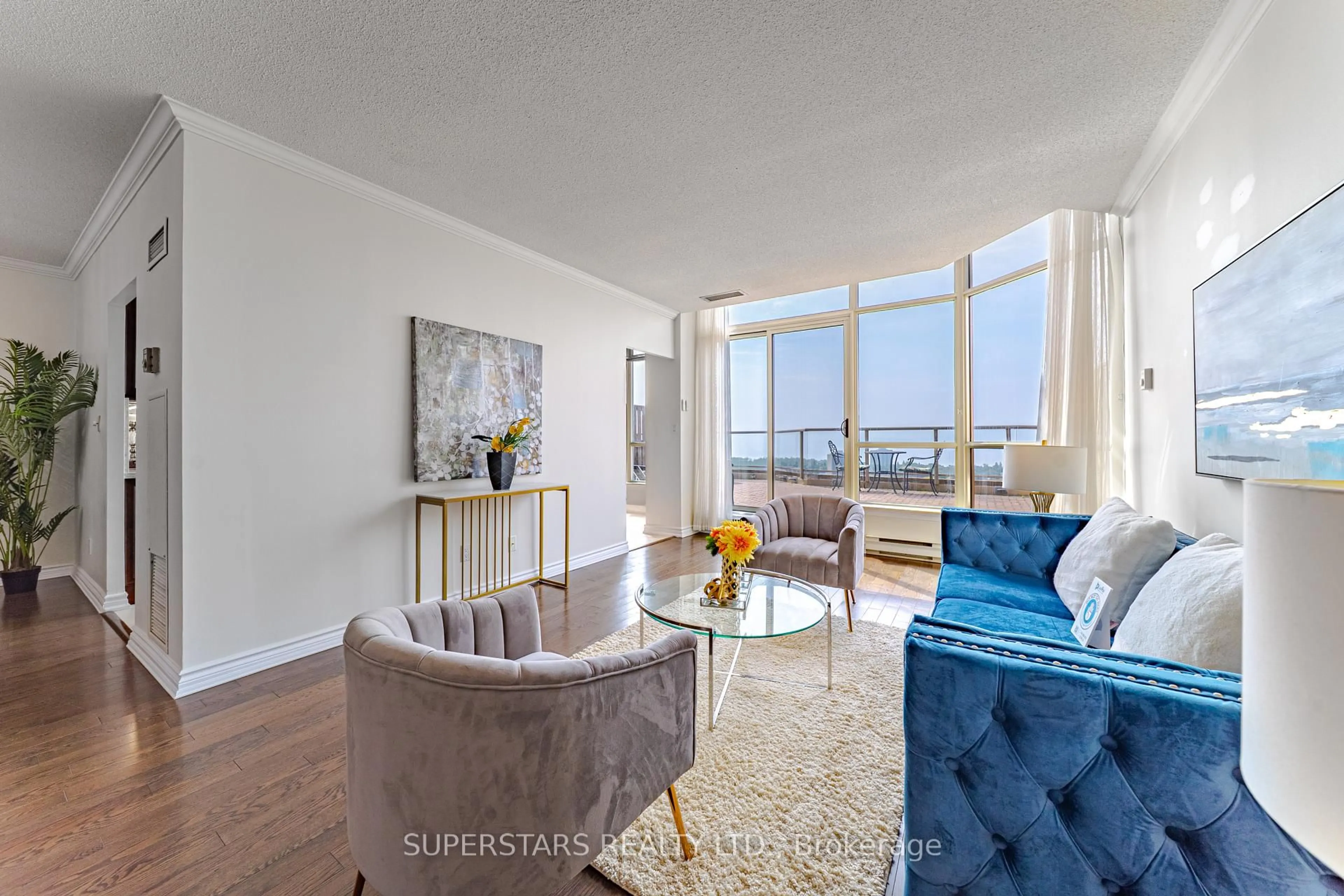 Living room with furniture, unknown for 20 Guildwood Pkwy #PH14, Toronto Ontario M1E 5B6