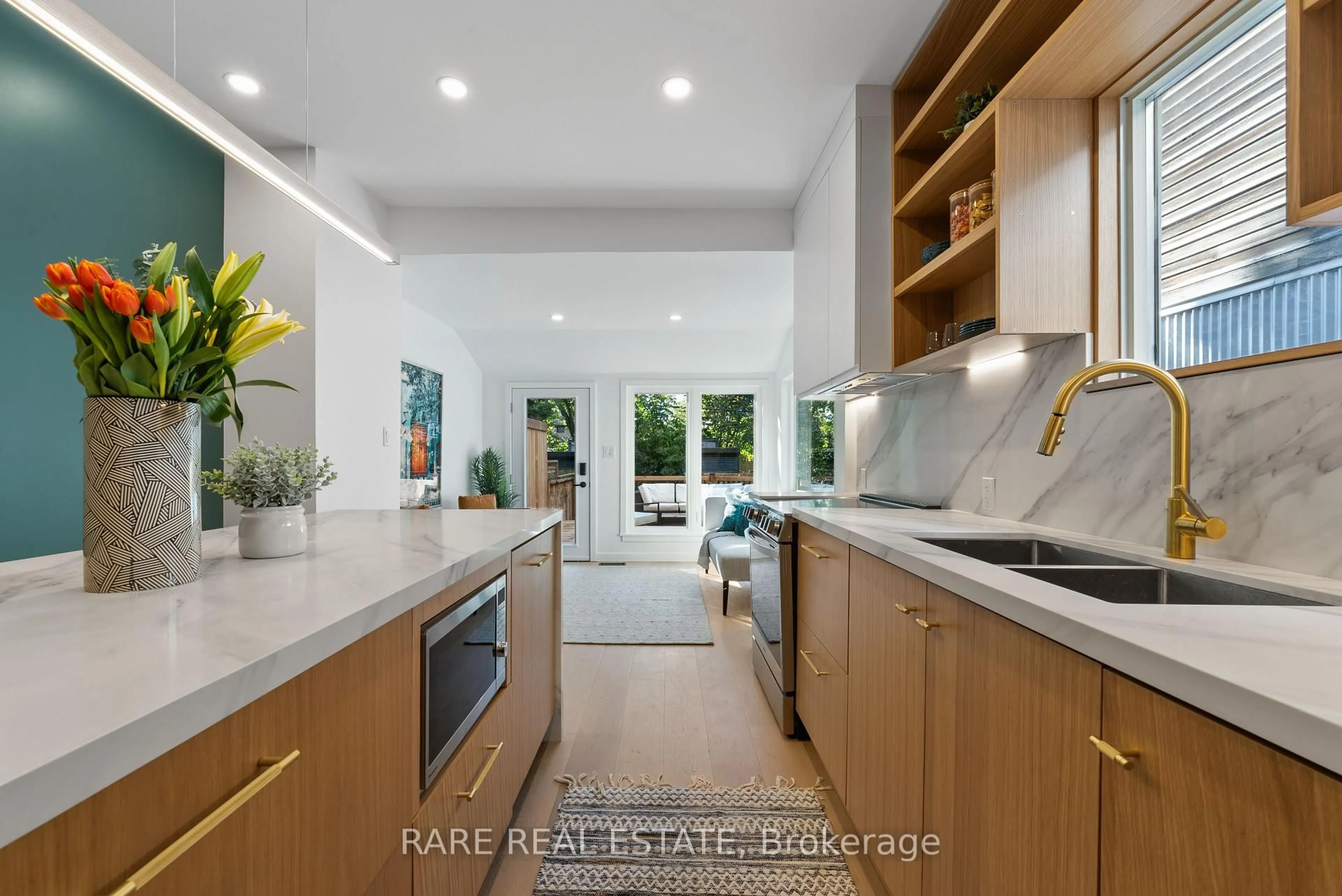 Contemporary kitchen, ceramic/tile floor for 40 1/2 Morse St, Toronto Ontario M4M 2P6