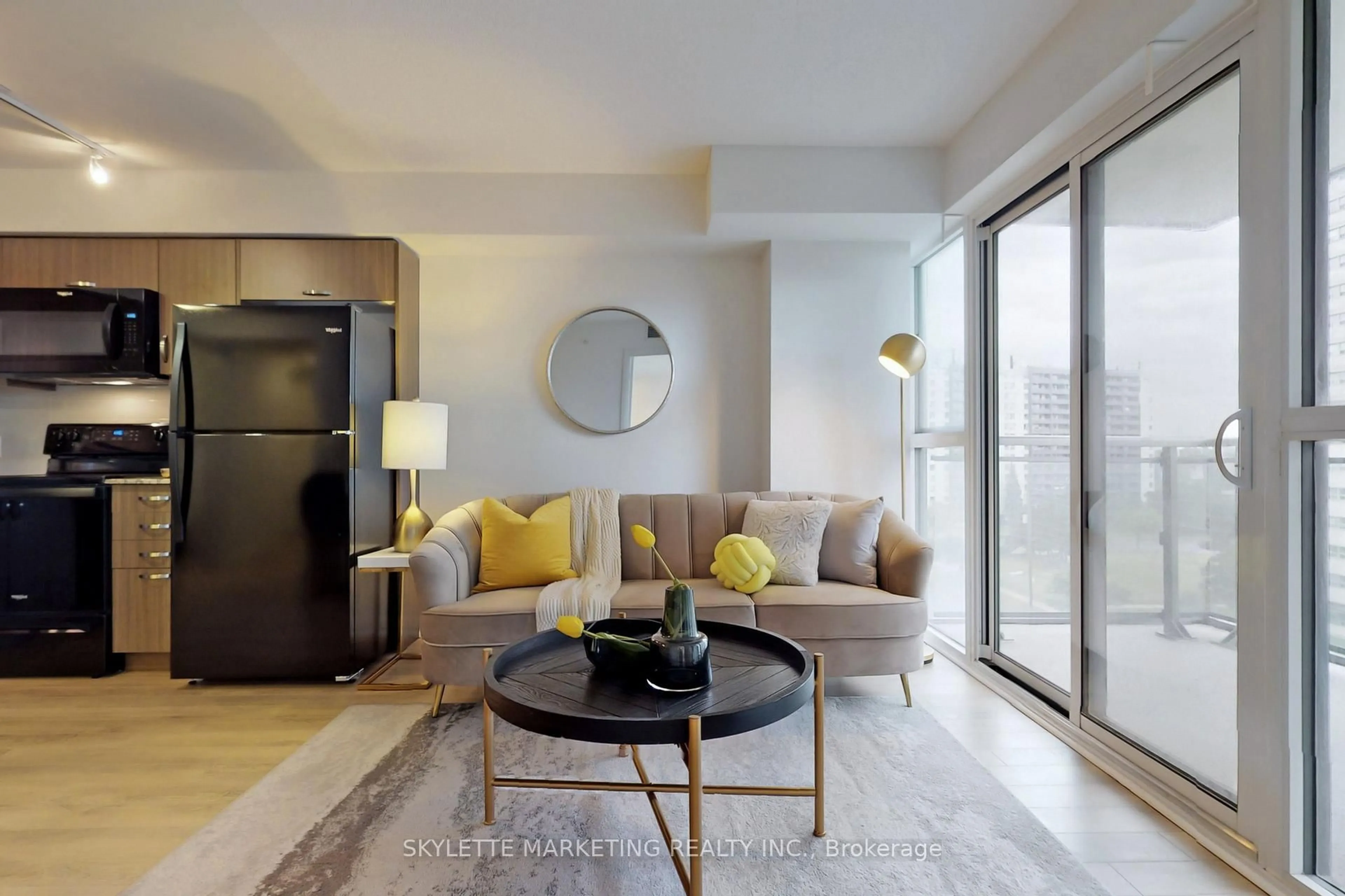 Living room with furniture, unknown for 30 Meadowglen Pl #609, Toronto Ontario M1G 0A6