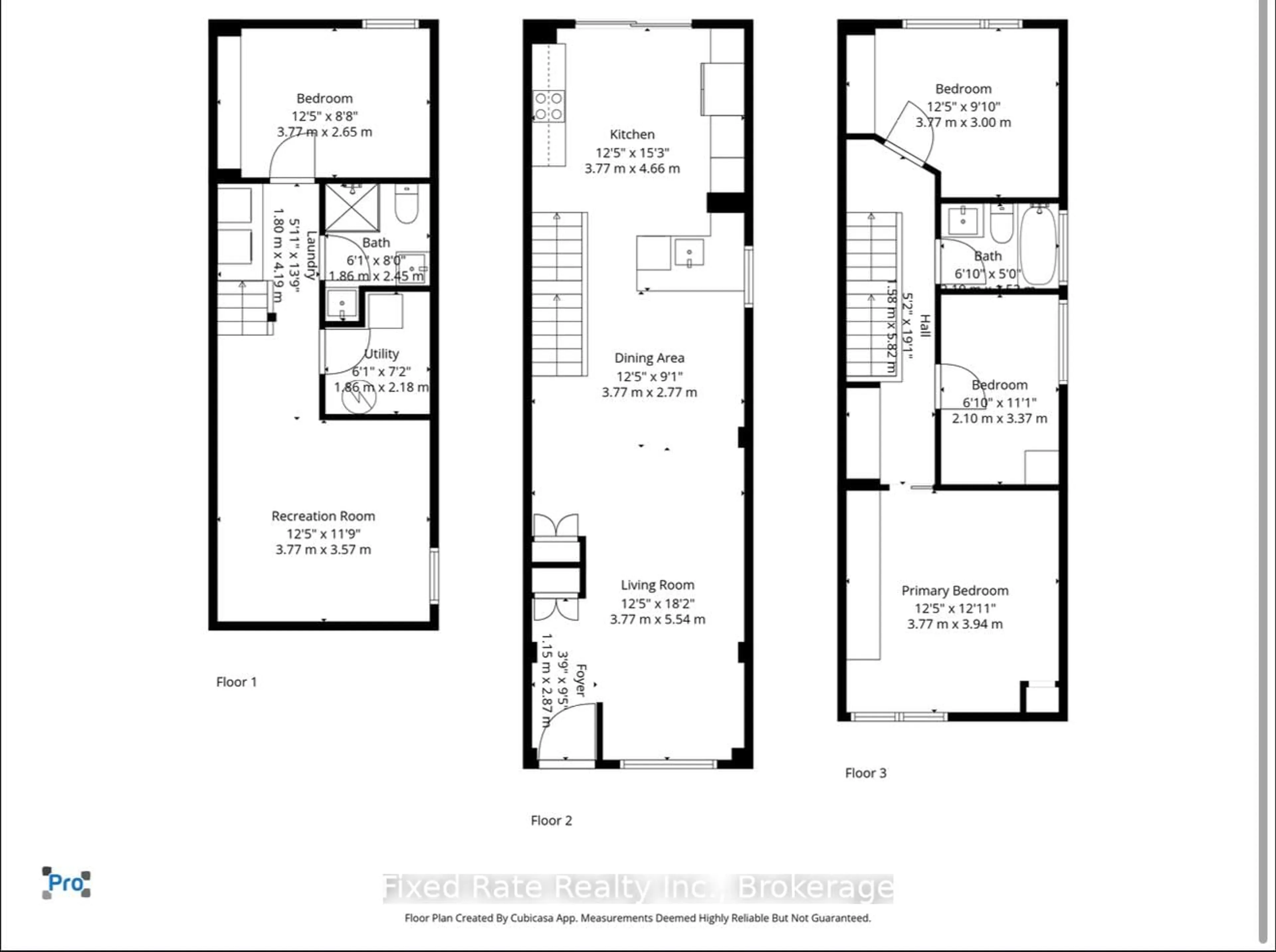 Floor plan for 13 Larchmount Ave, Toronto Ontario M4M 2Y6