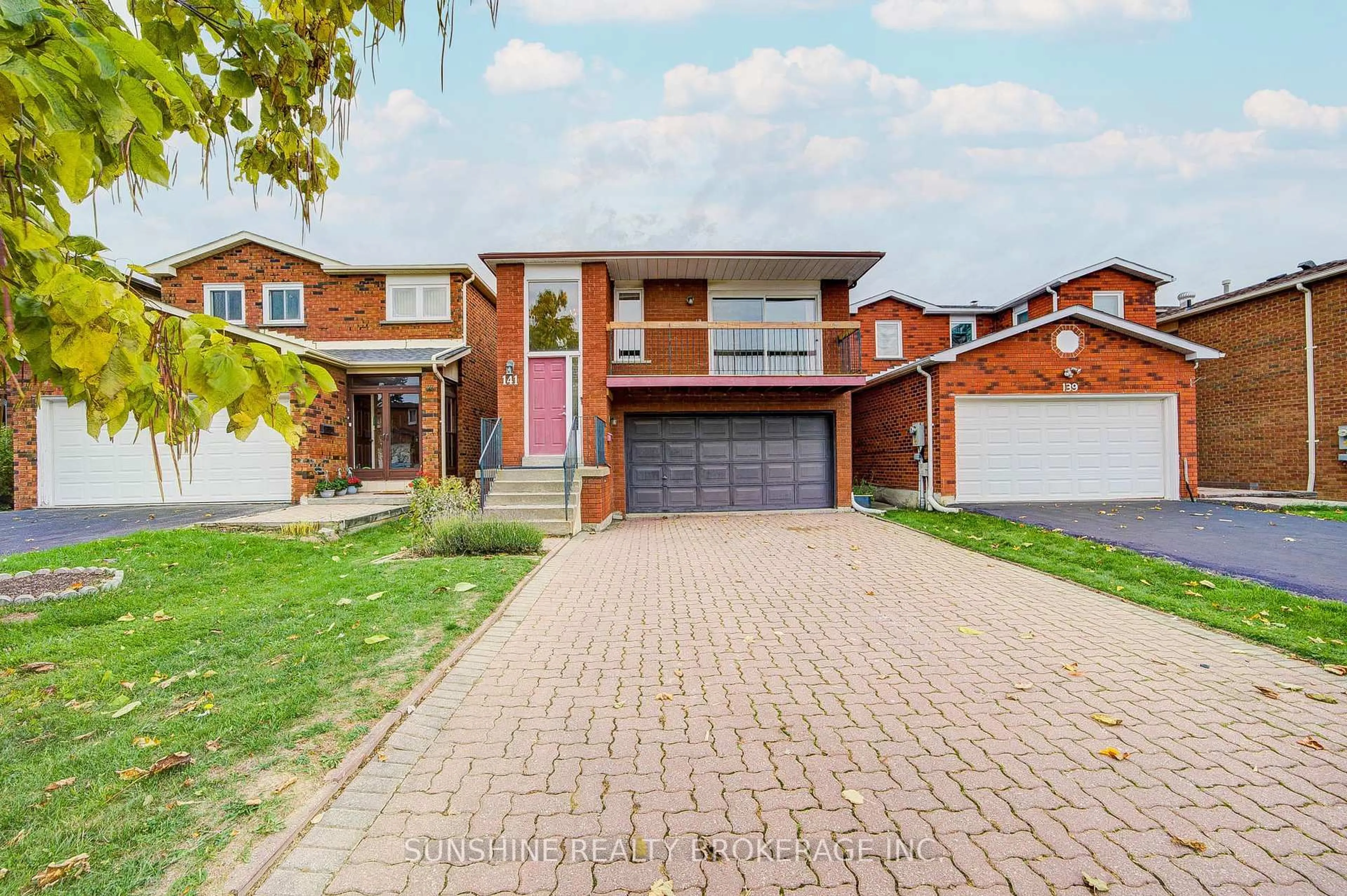 Home with brick exterior material, street for 141 Burnt Bark Dr, Toronto Ontario M1V 3J7
