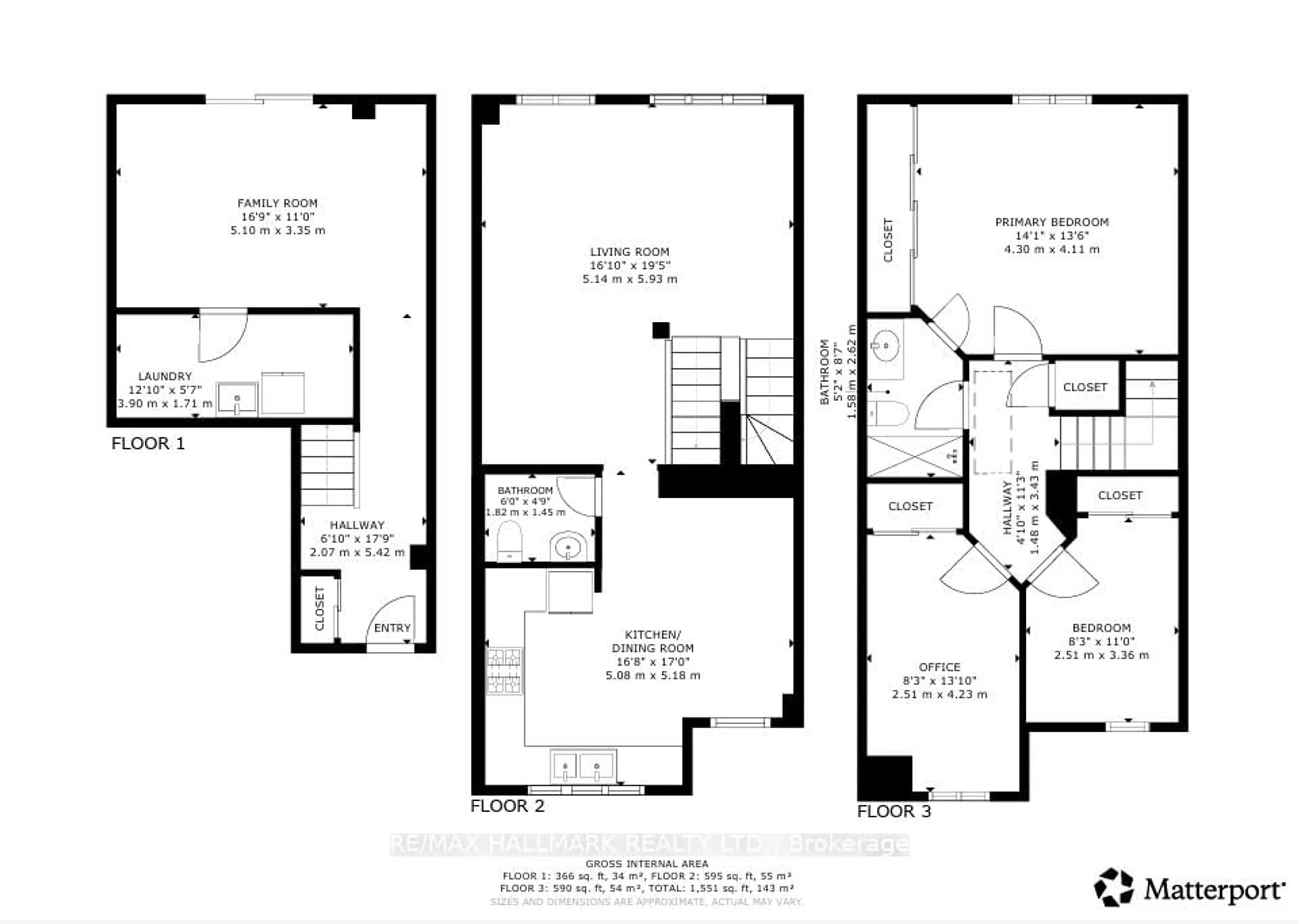 Floor plan for 6400 Lawrence Ave #16, Toronto Ontario M1C 5C7