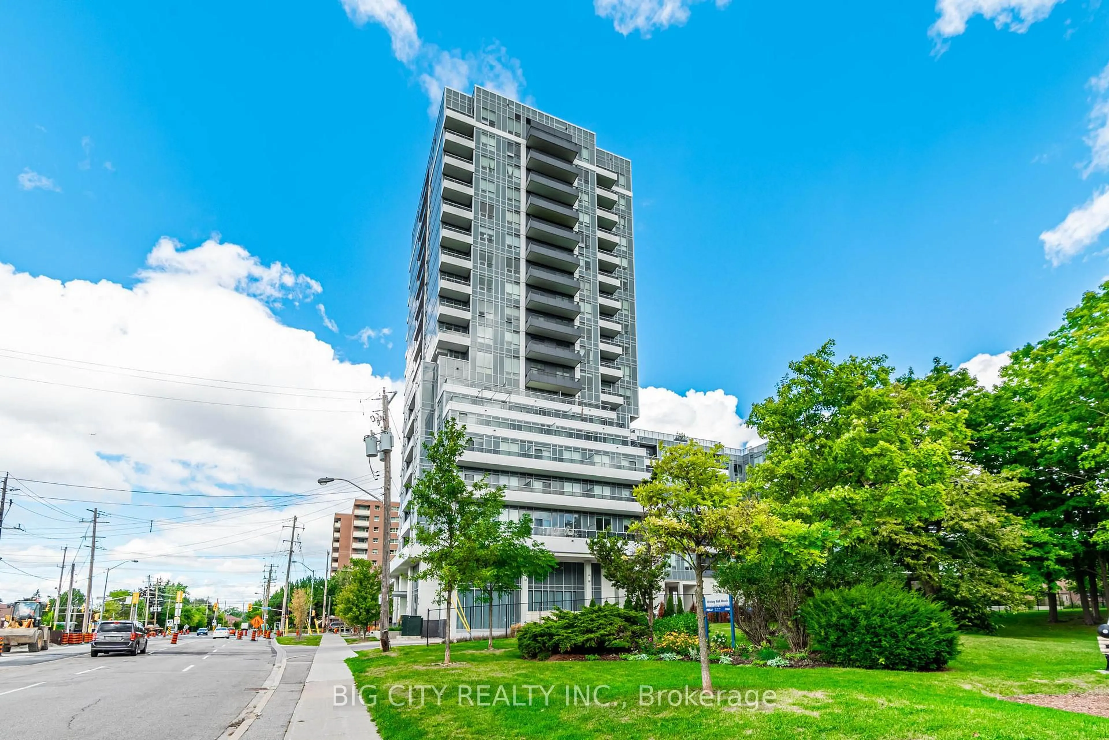 A pic from outside/outdoor area/front of a property/back of a property/a pic from drone, unknown for 3121 Sheppard Ave #611, Toronto Ontario M1T 3J7