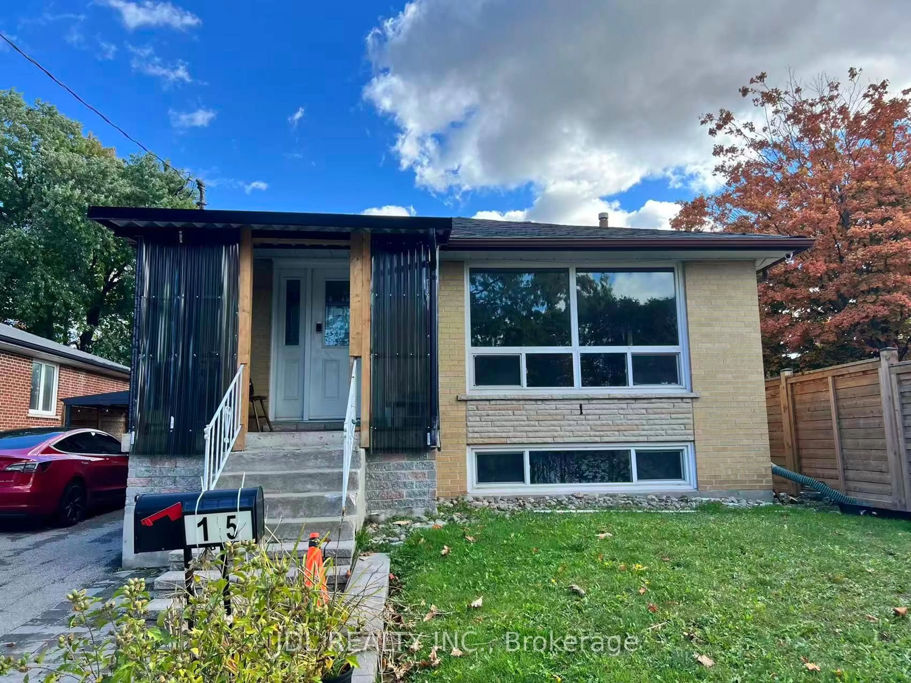 Home with vinyl exterior material, street for 15 Summerglade Dr, Toronto Ontario M1S 1W8