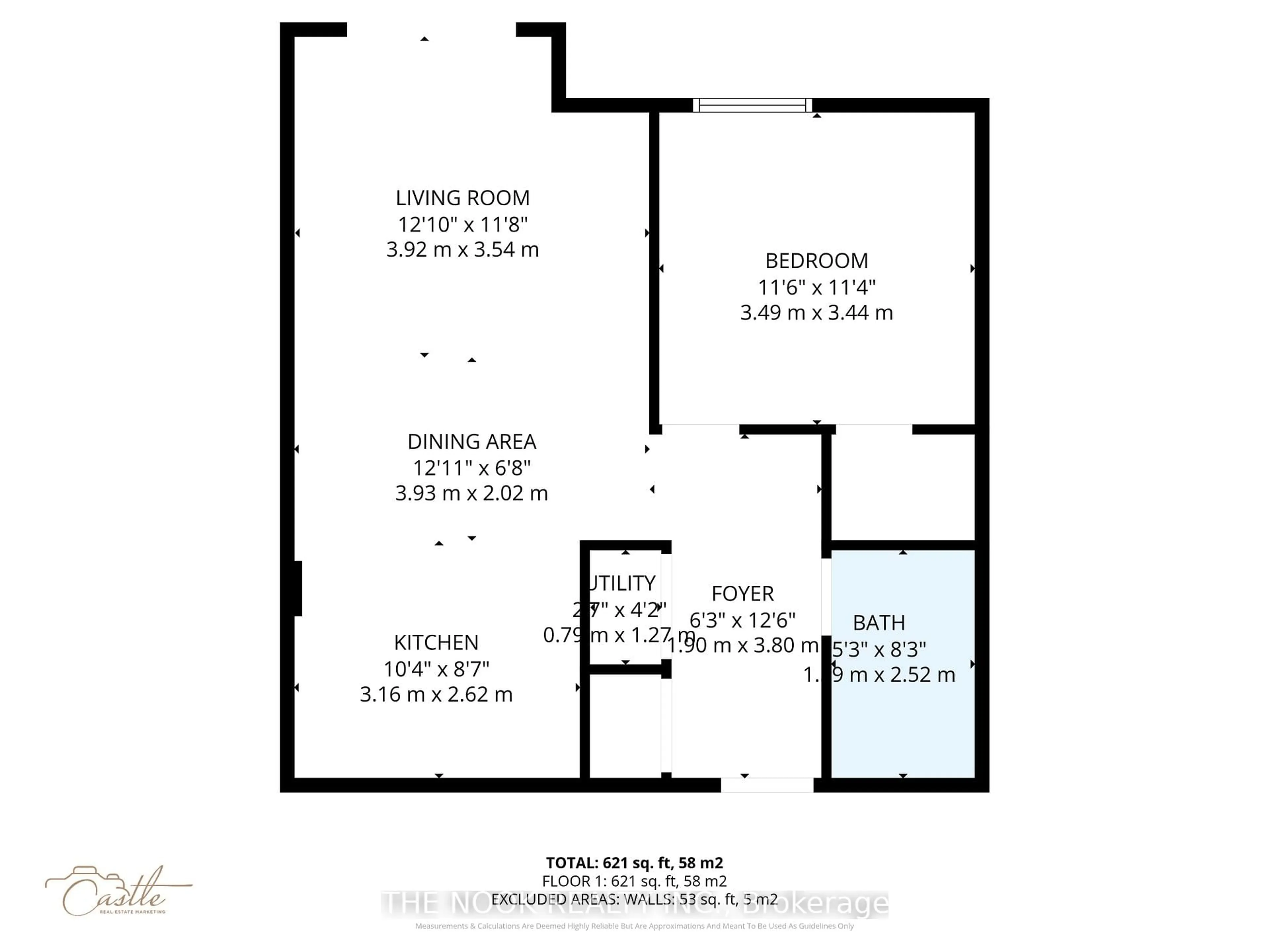 Floor plan for 83 Aspen Springs Dr #104, Clarington Ontario L1C 5J7