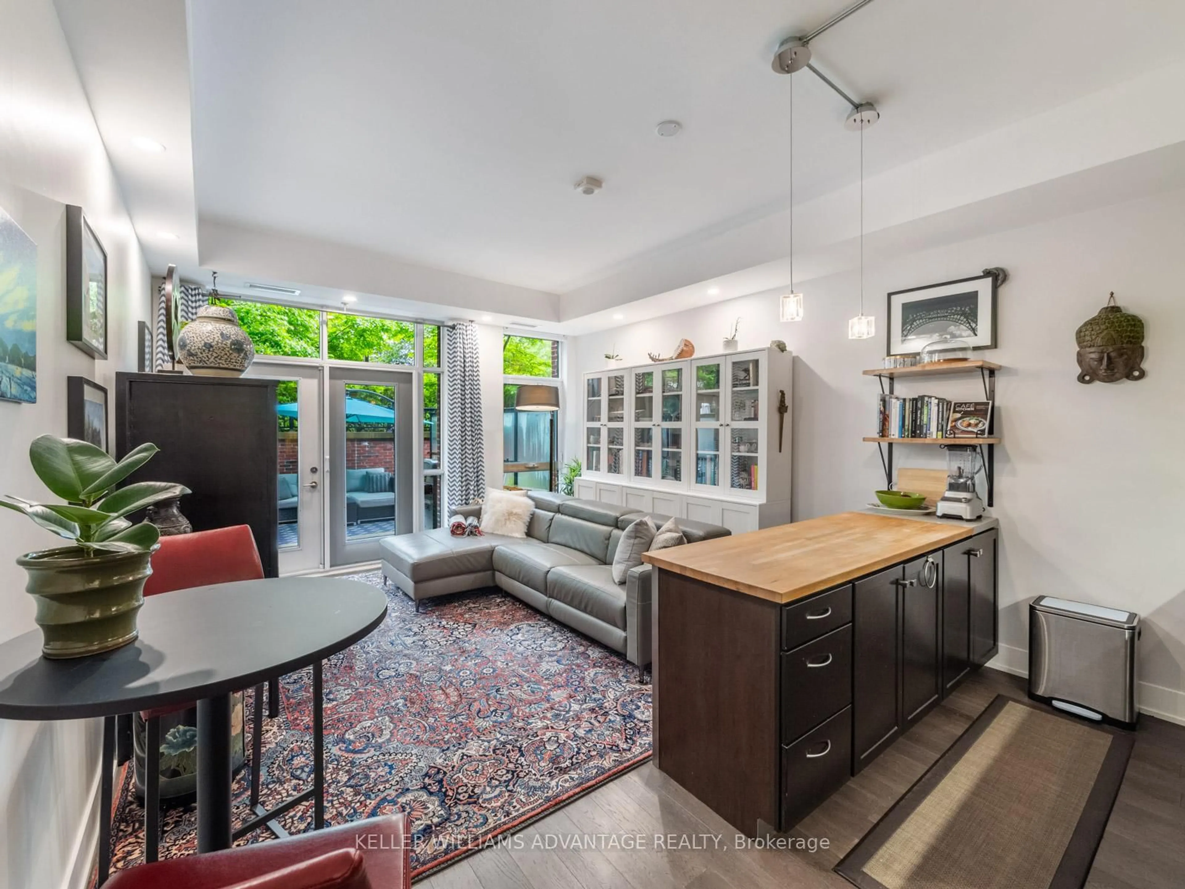 Open concept kitchen, unknown for 66 Kippendavie Ave #107, Toronto Ontario M4L 0A4