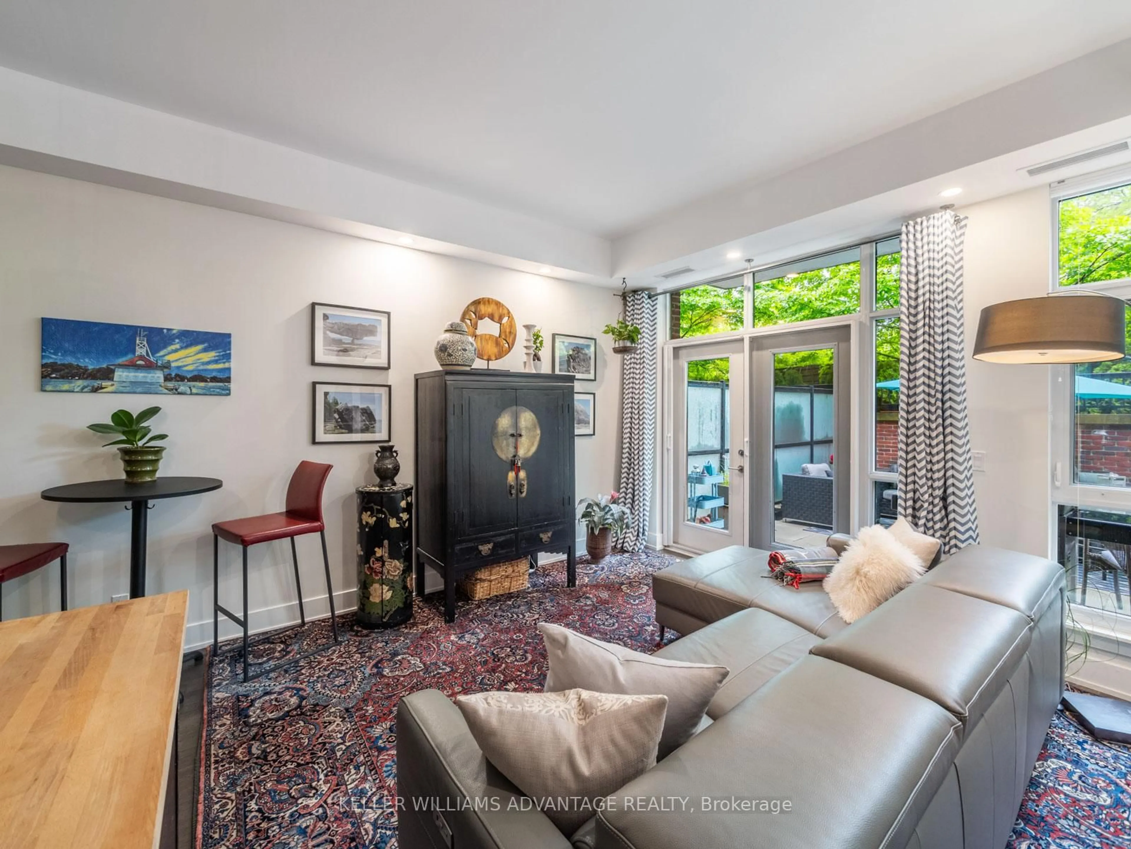 Living room with furniture, unknown for 66 Kippendavie Ave #107, Toronto Ontario M4L 0A4