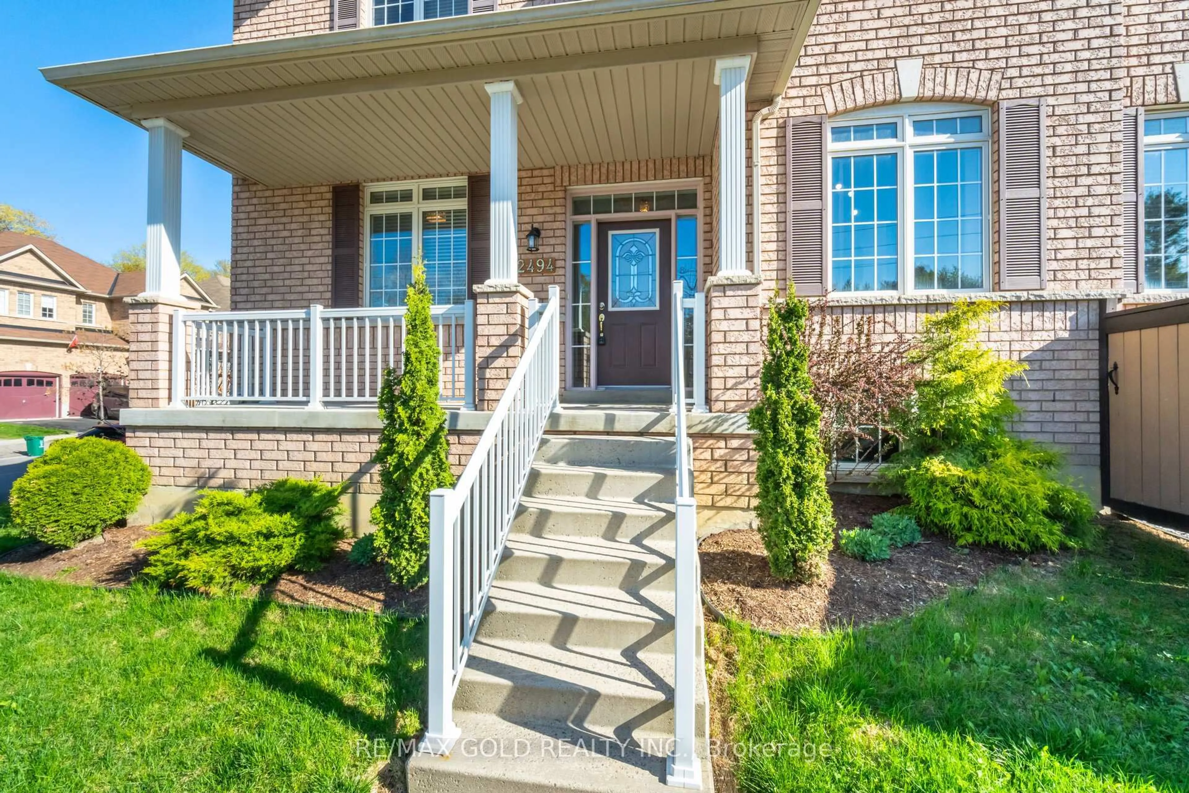 Home with brick exterior material, street for 2494 Earl Grey Ave, Pickering Ontario L1X 0B9