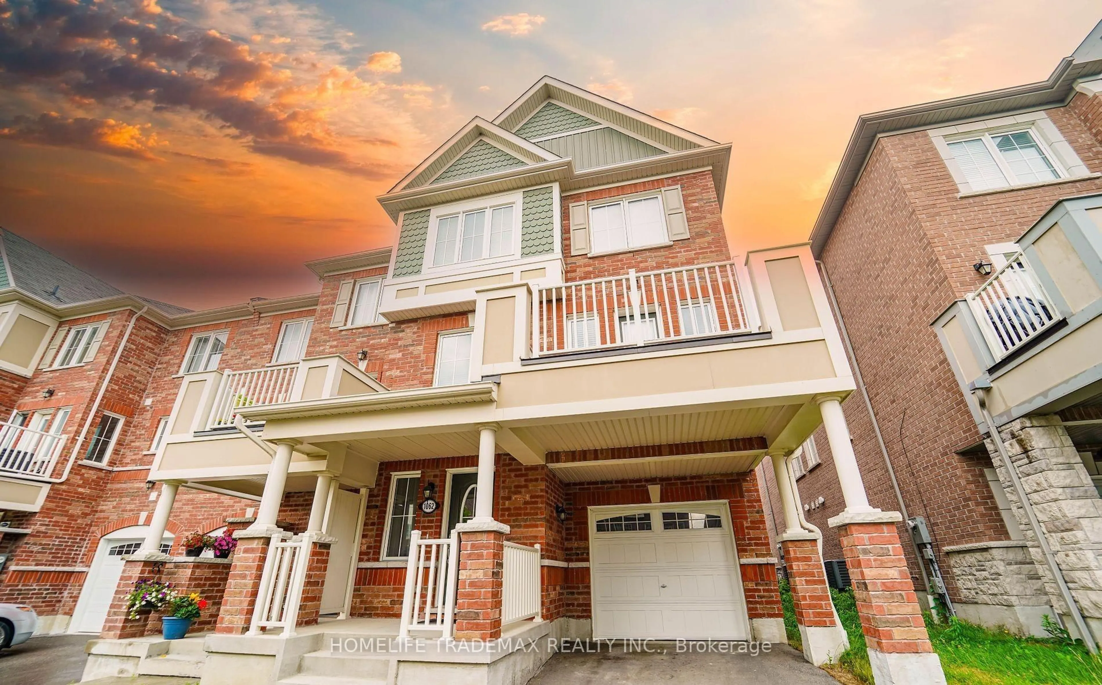 Home with brick exterior material, street for 1062 Clipper Lane, Pickering Ontario L1X 0E9