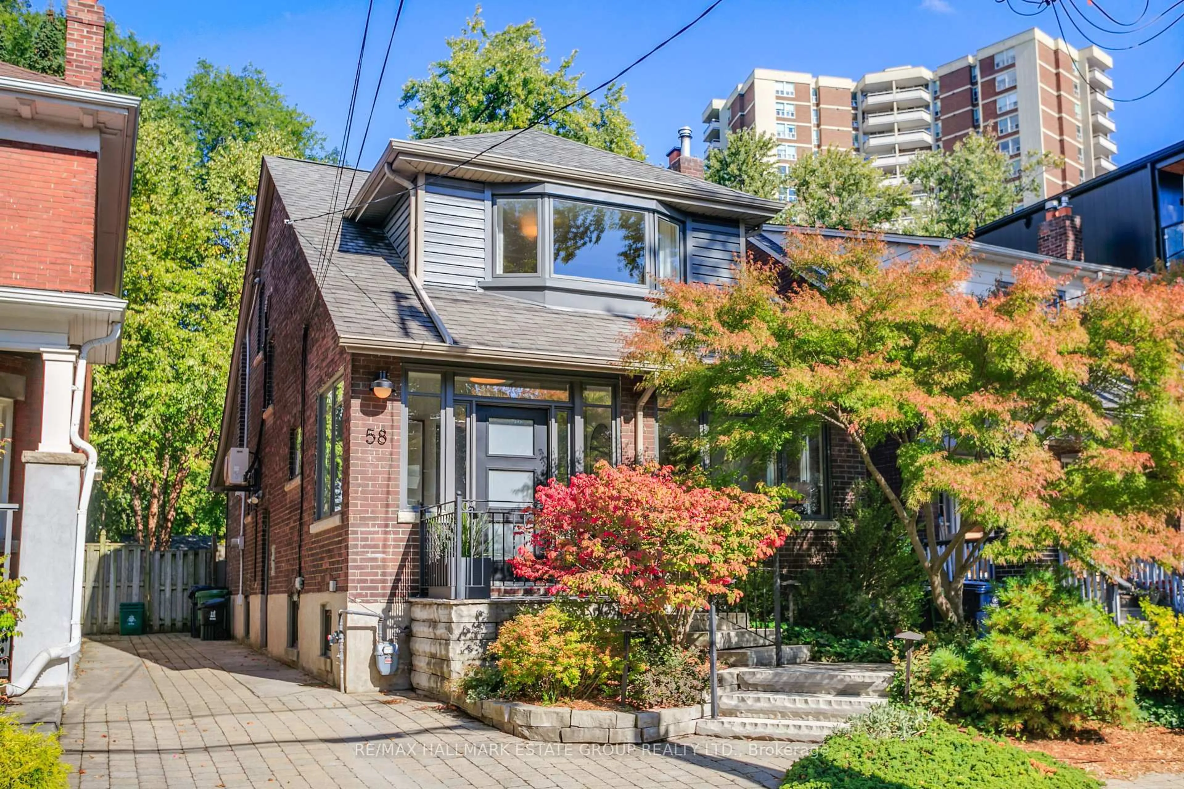 Home with brick exterior material, street for 58 Chester Hill Rd, Toronto Ontario M4K 1X3