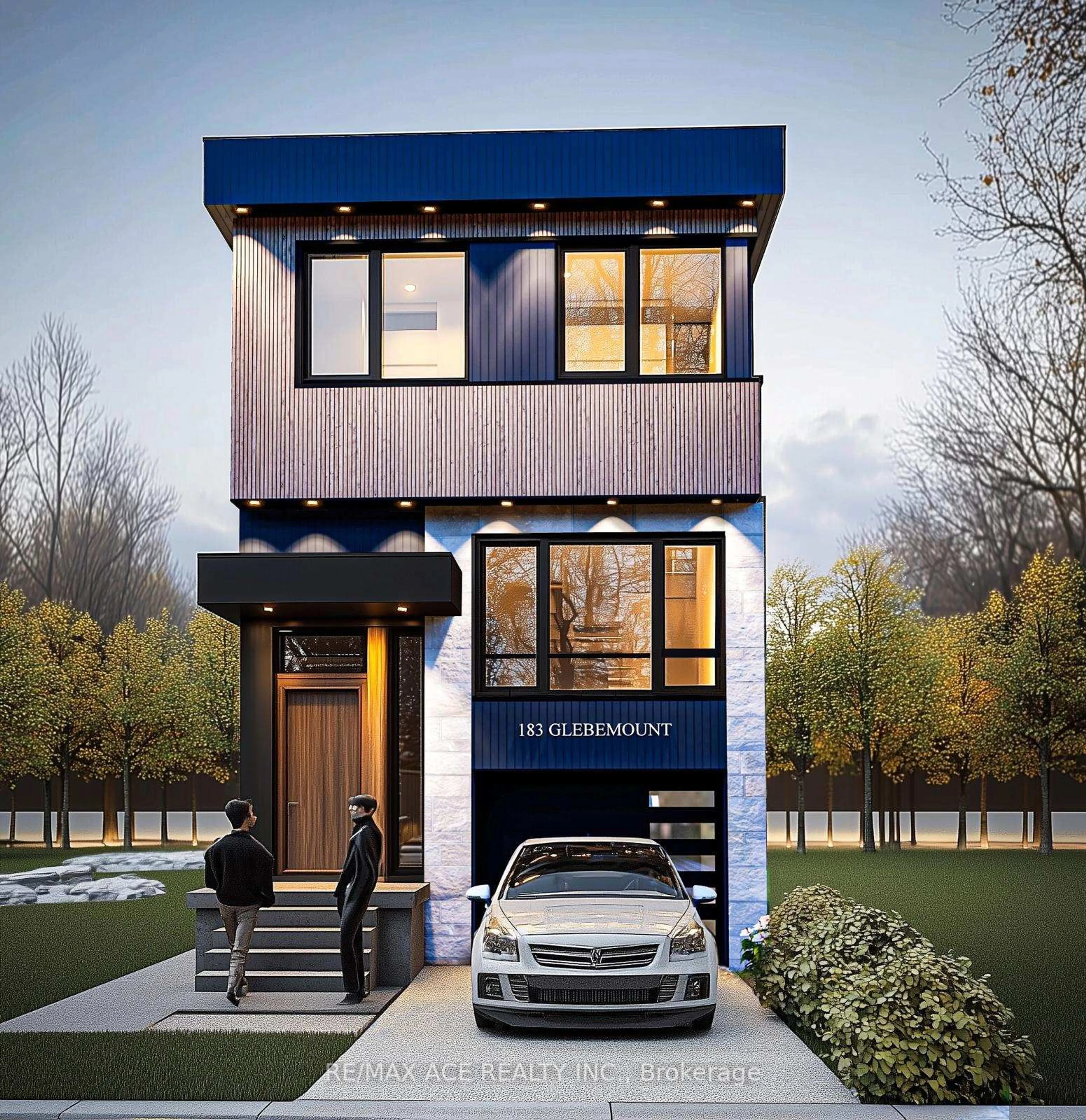 Home with brick exterior material, street for 183 Glebemount Ave, Toronto Ontario M4C 3S9