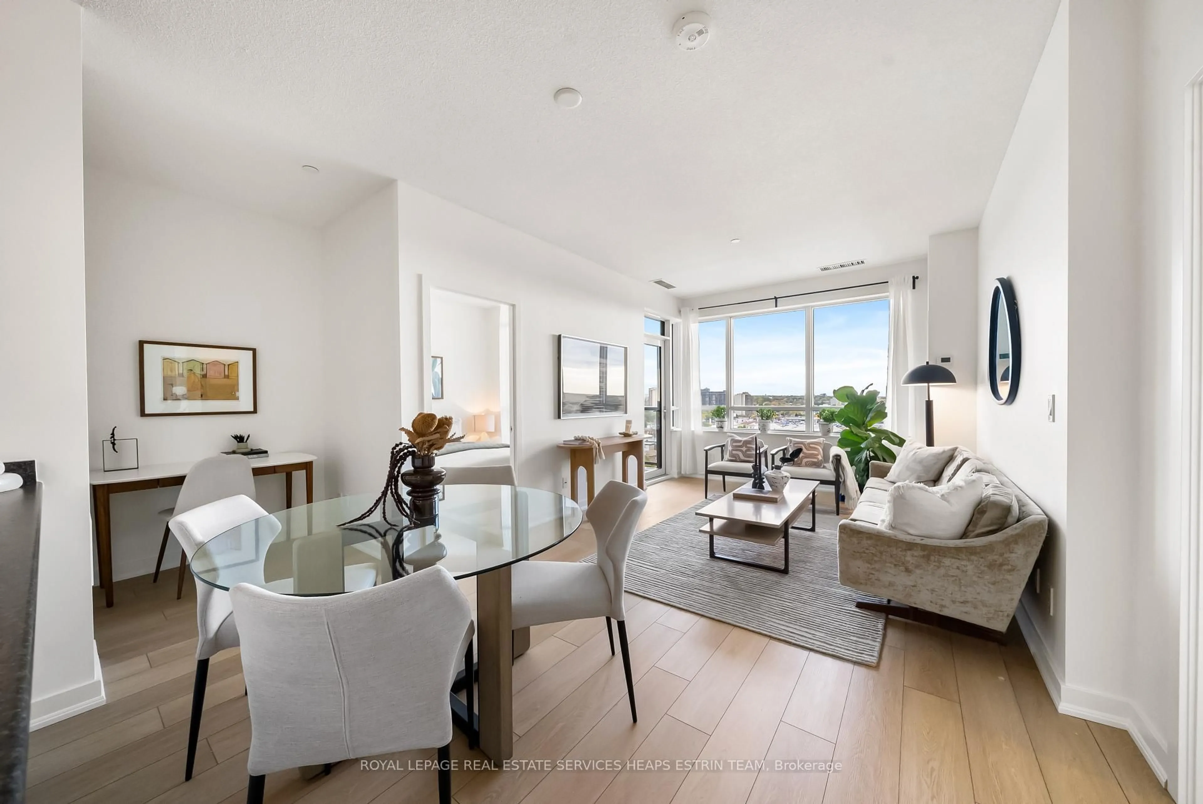 Living room with furniture, unknown for 8 Trent Ave #1213, Toronto Ontario M4C 0A6