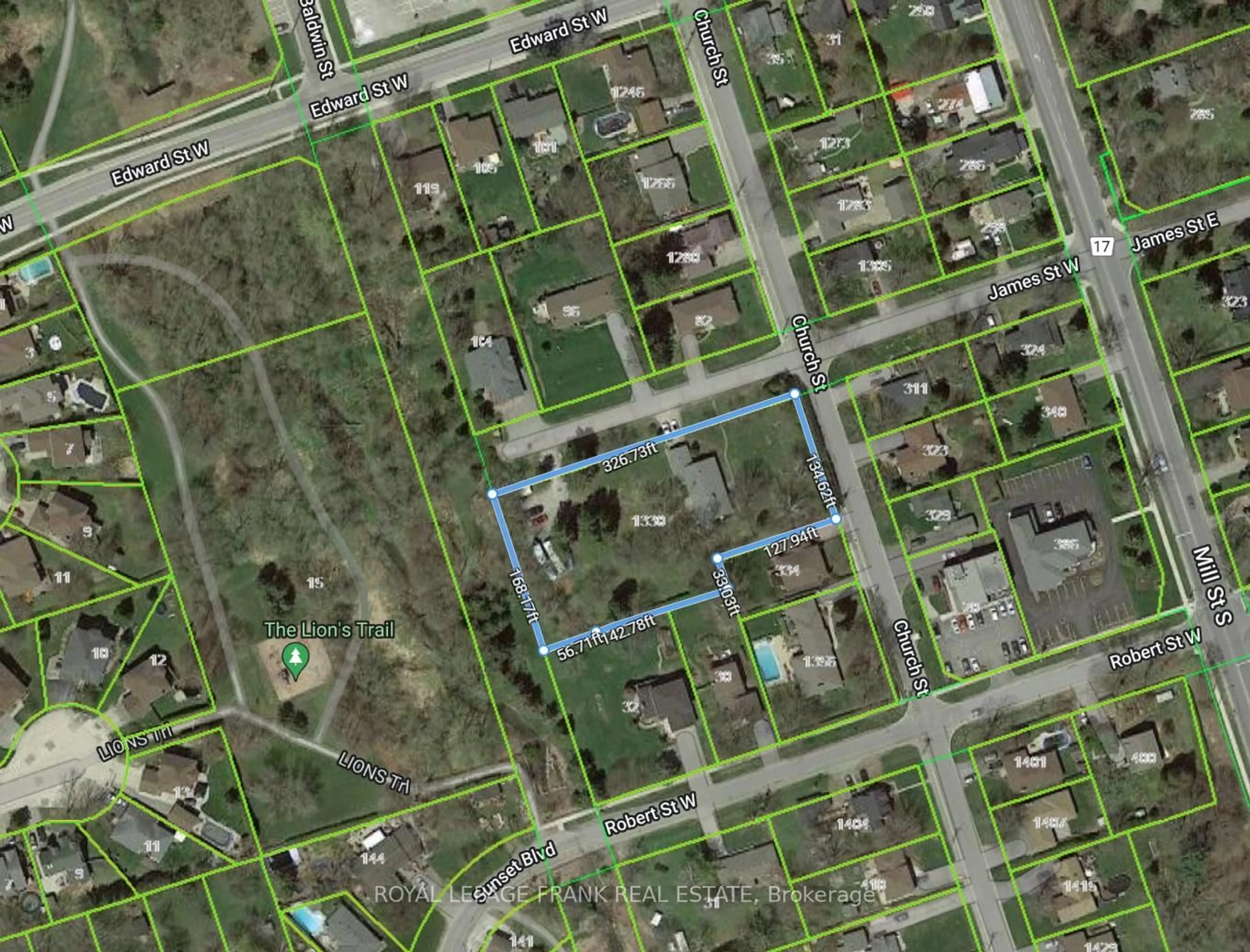 Picture of a map for 1330 Church St, Clarington Ontario L1B 1C6