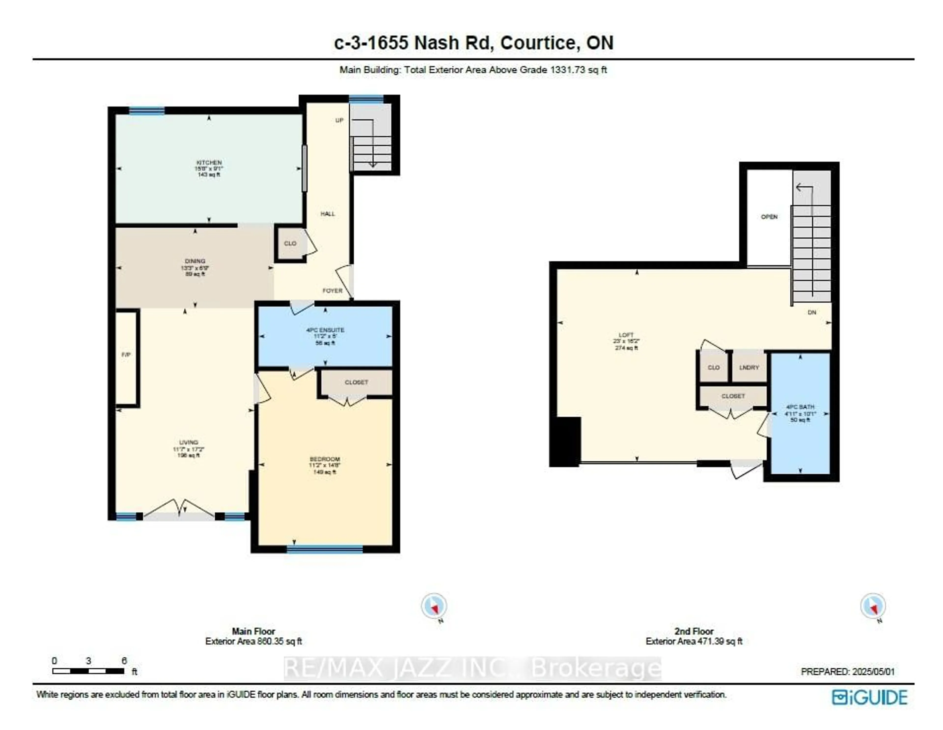Floor plan for 1655 Nash Rd #C3, Clarington Ontario L1E 1S8