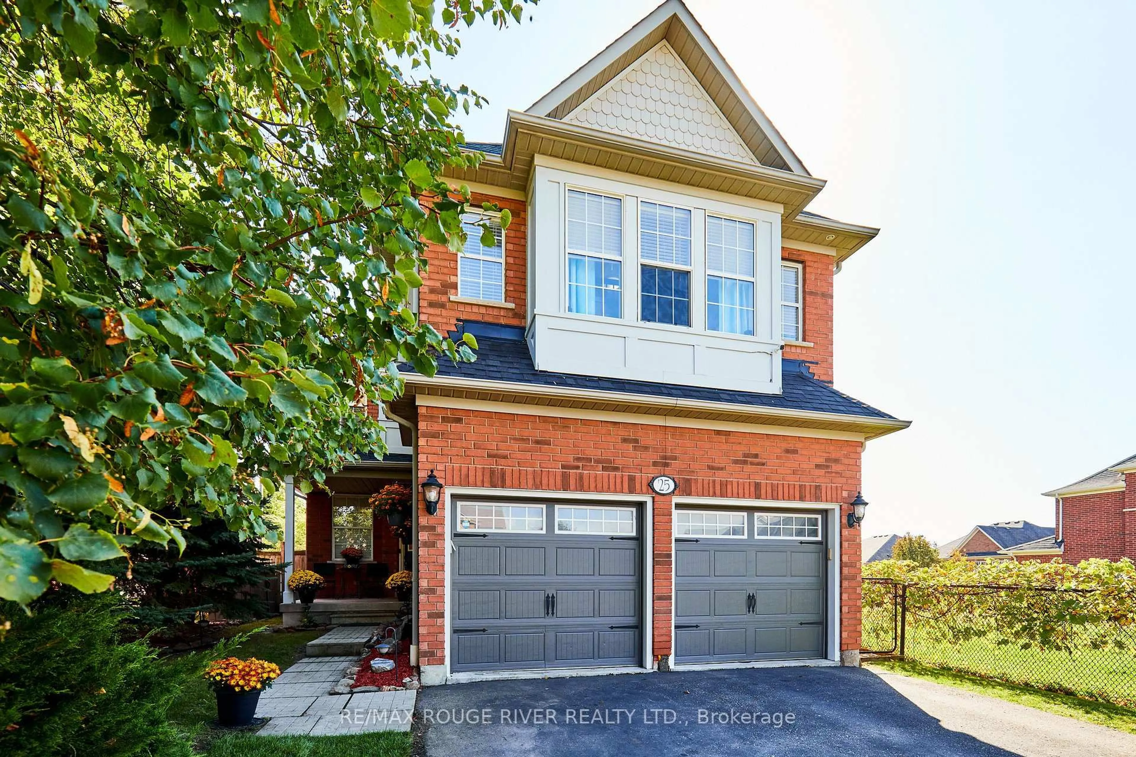 Home with brick exterior material, street for 25 Constance Dr, Whitby Ontario L1P 1M9